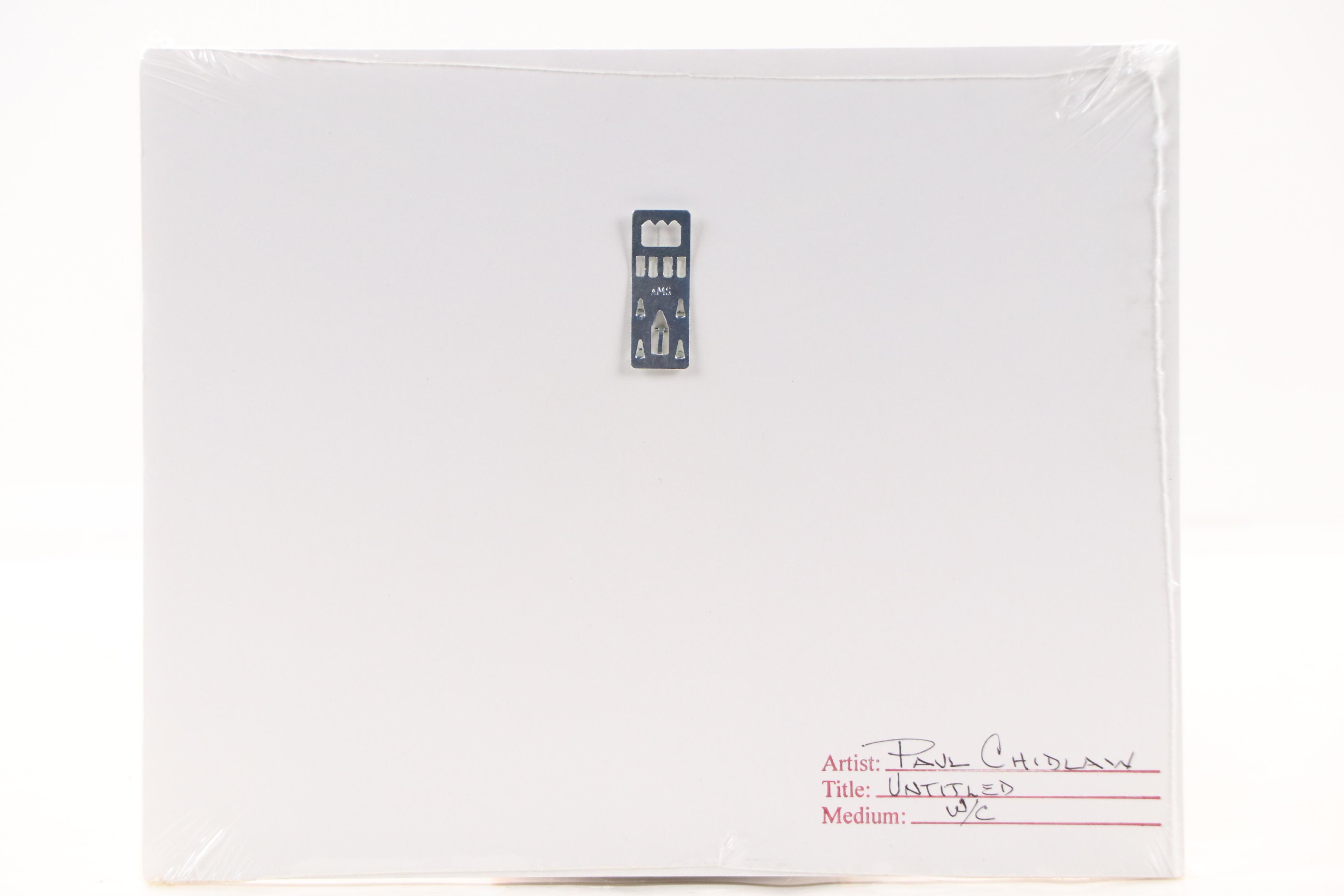 Paul Chidlaw Abstract Watercolor Composition