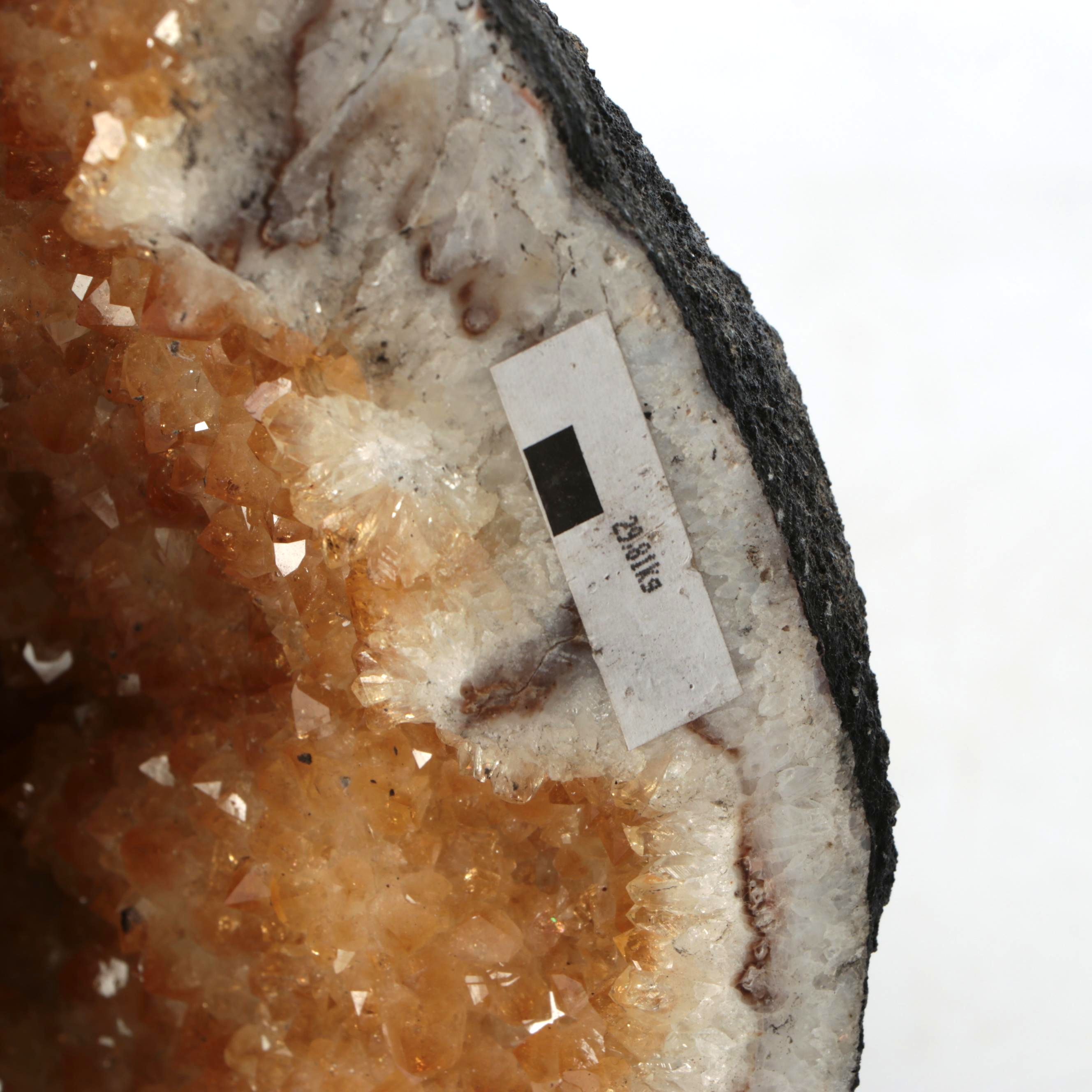 Citrine Quartz Geode Specimen