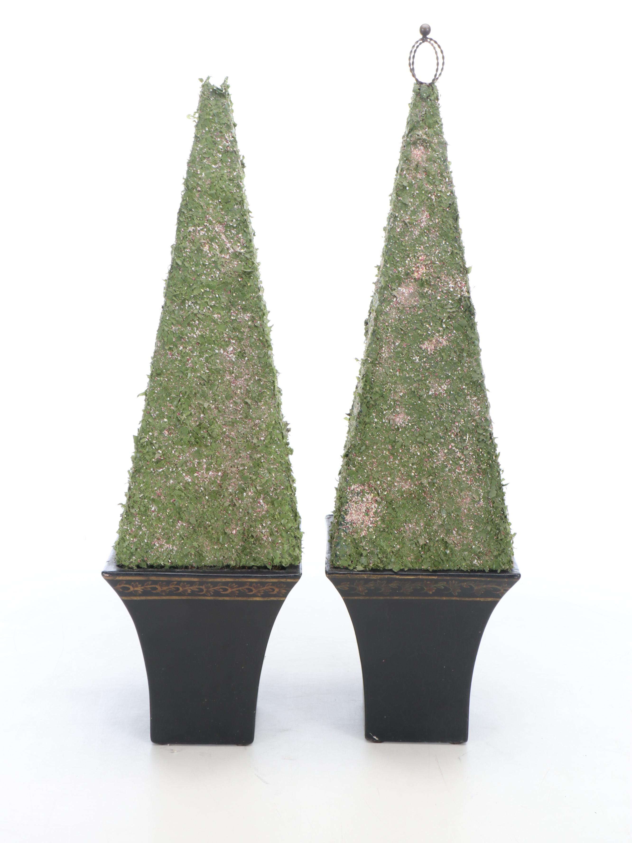 Shepard's Hook Plant Hangers, Faux Topiaries, and More Artificial Plants