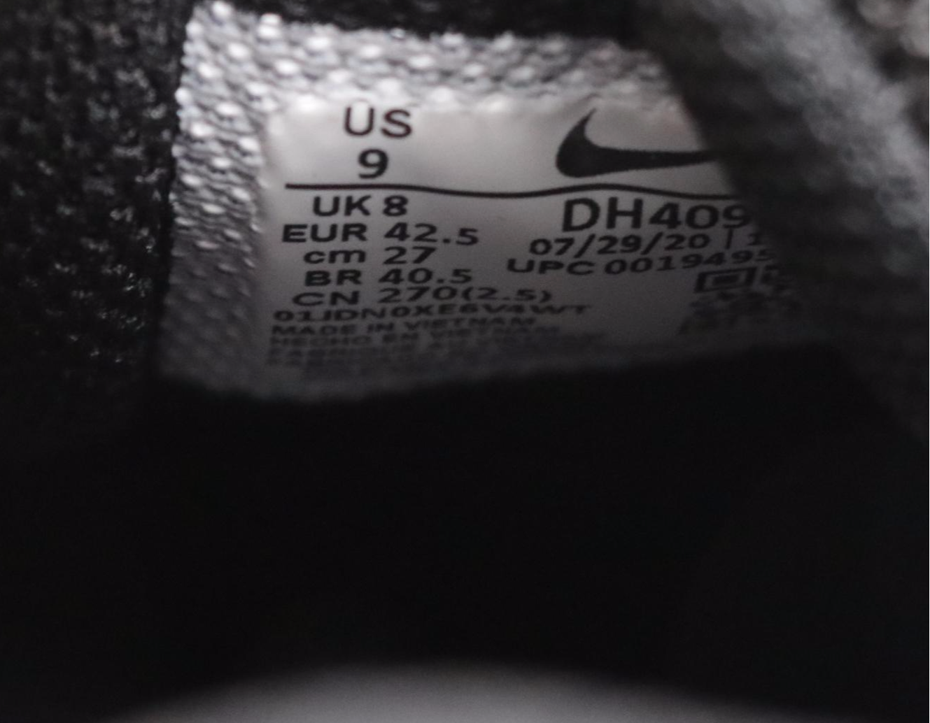 Men's Nike Air Max 97 Sneakers in "Black/University Red," With Box