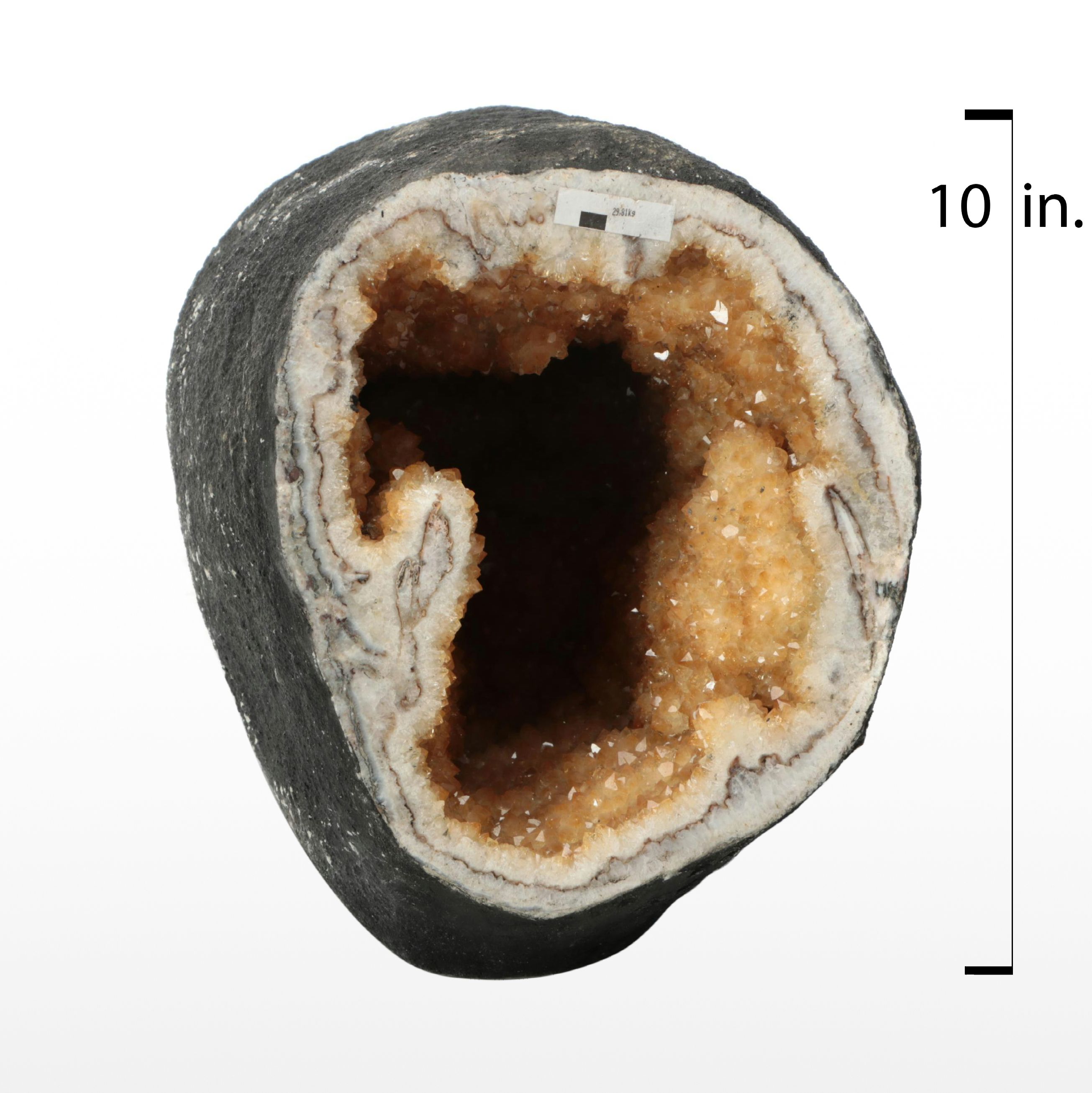 Citrine Quartz Geode Specimen