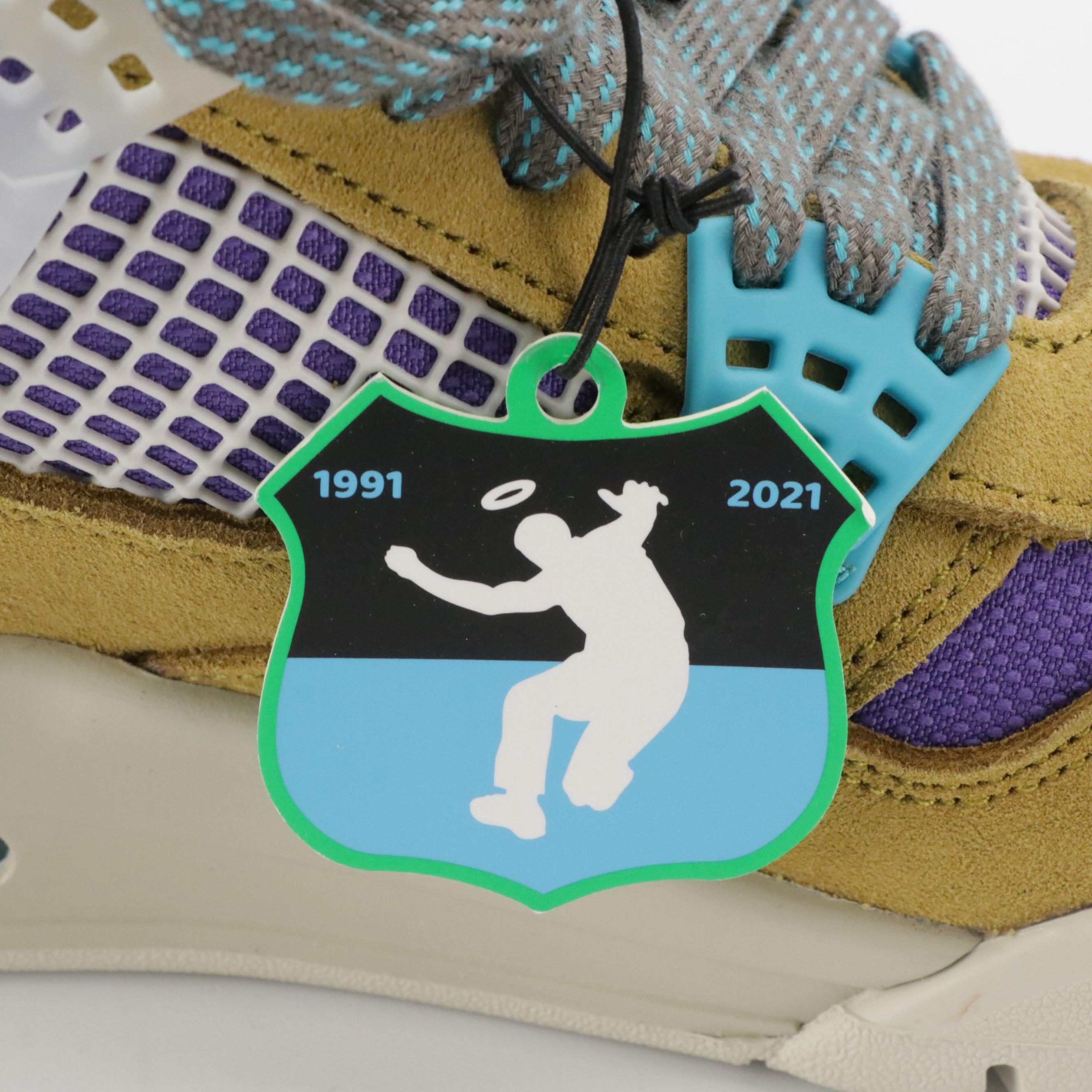 Air Jordan 4 Retro SP Sneakers in "Desert Moss/Turquoise Blue," With Box