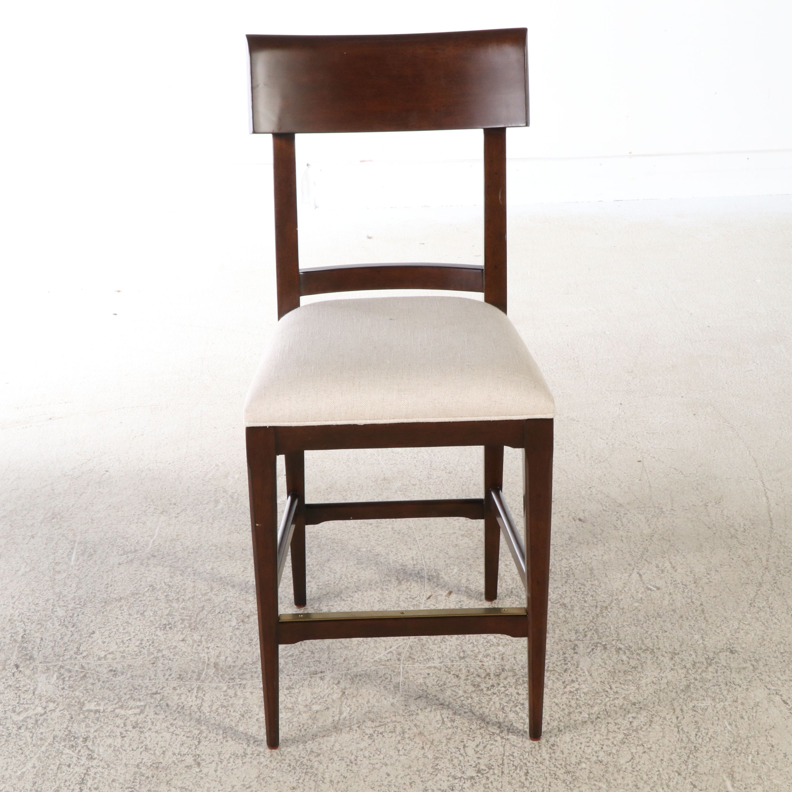 Woodridge Furniture Contemporary Upholstered Wood Barstool