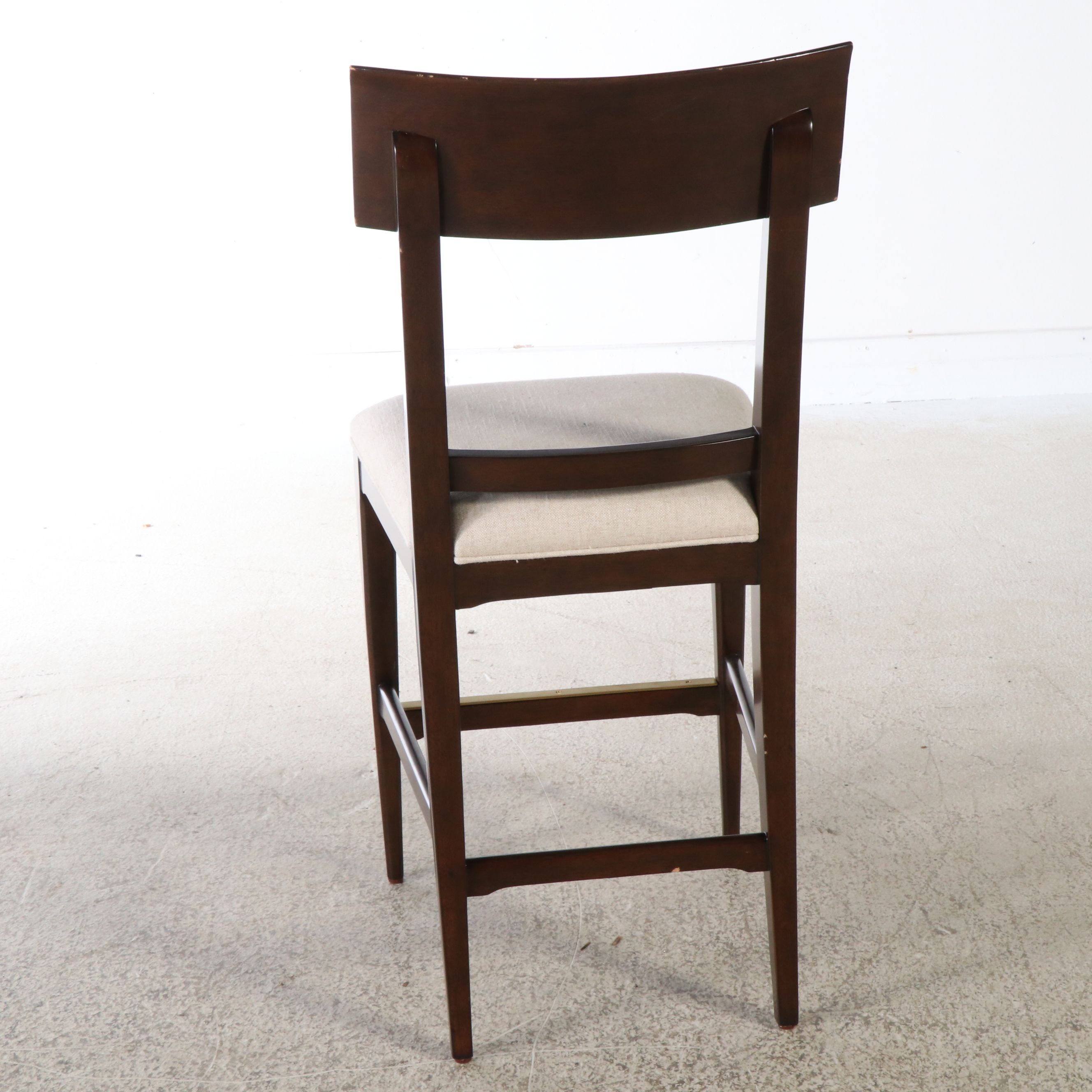 Woodridge Furniture Contemporary Upholstered Wood Barstool