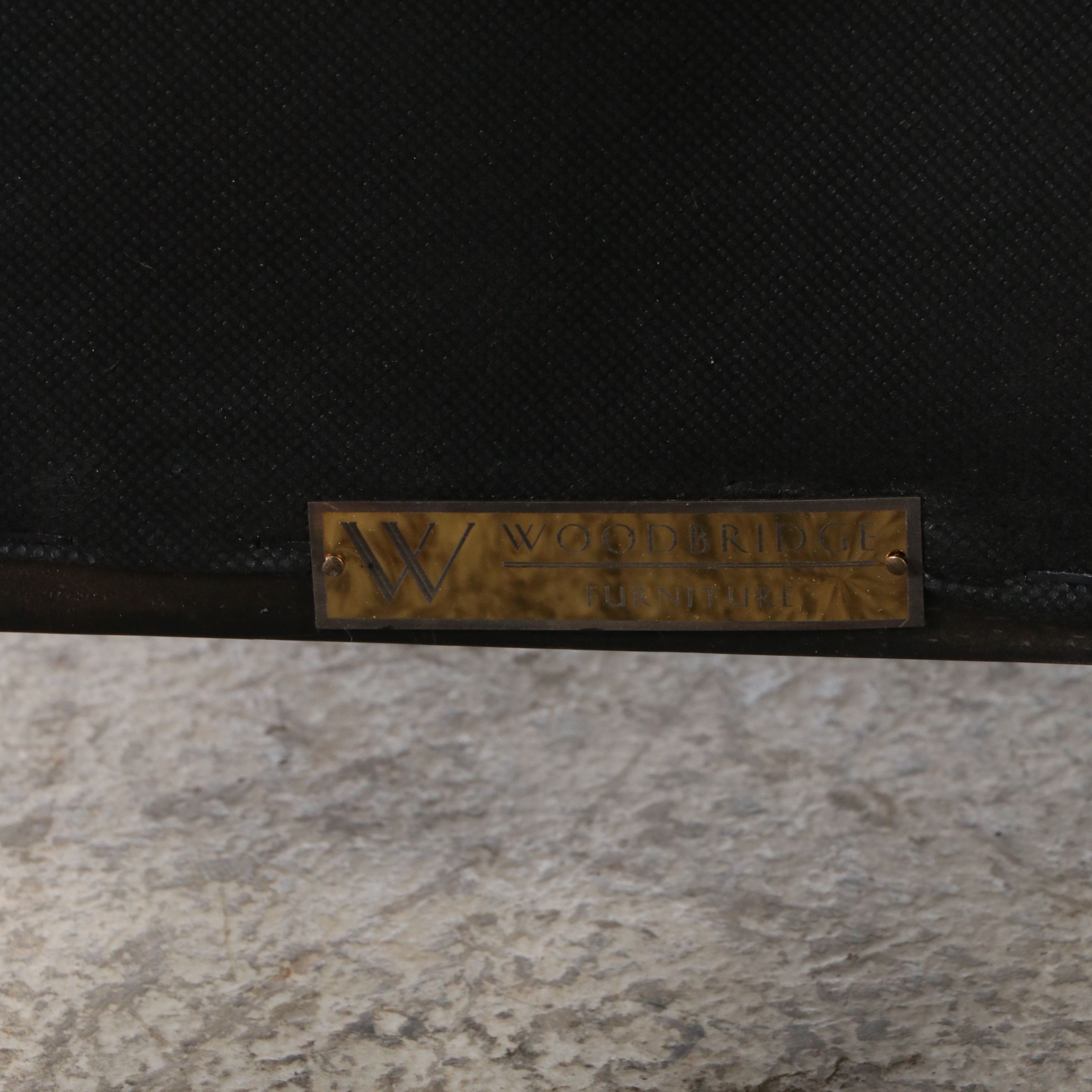 Woodridge Furniture Contemporary Upholstered Wood Barstool