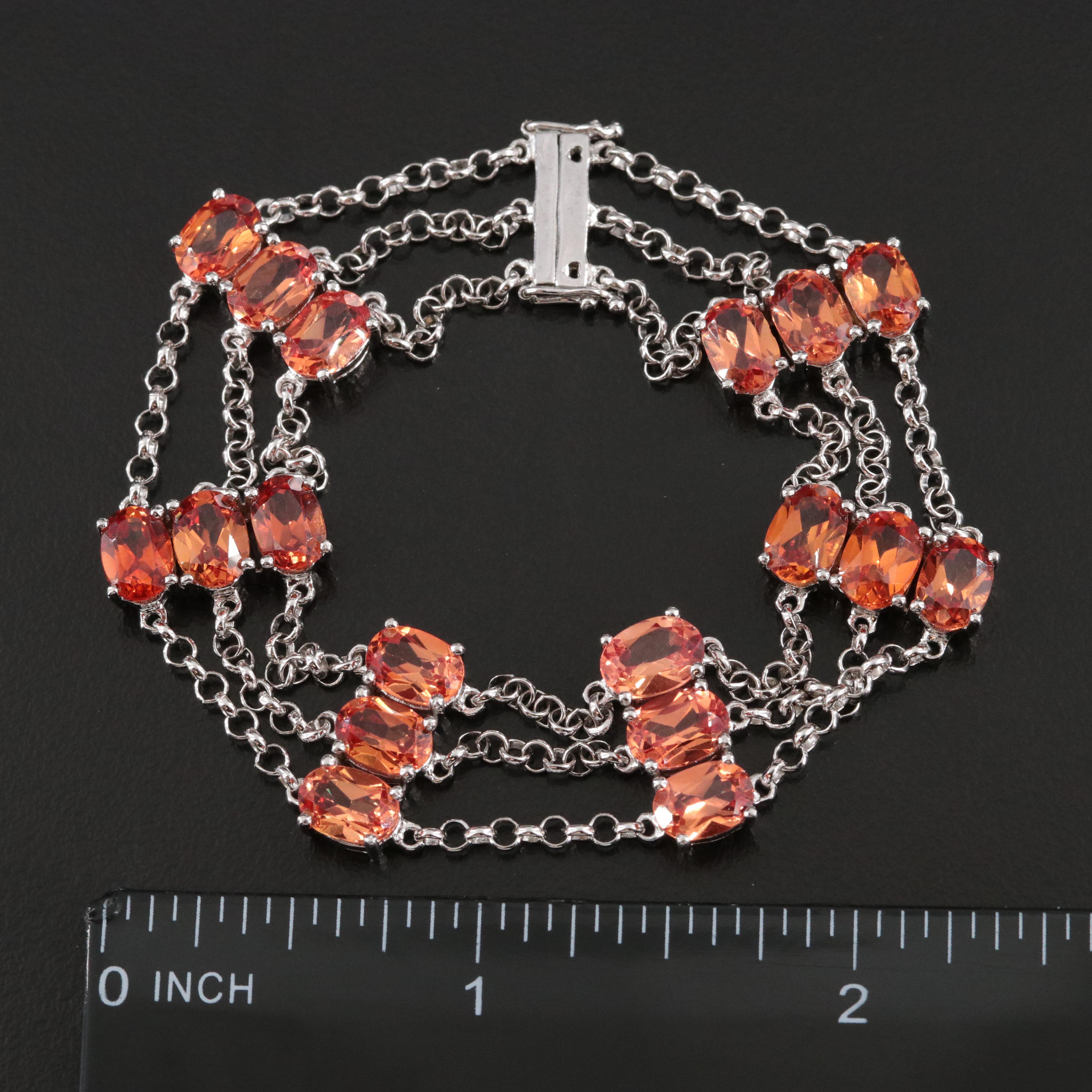 Sterling Sapphire Bracelet