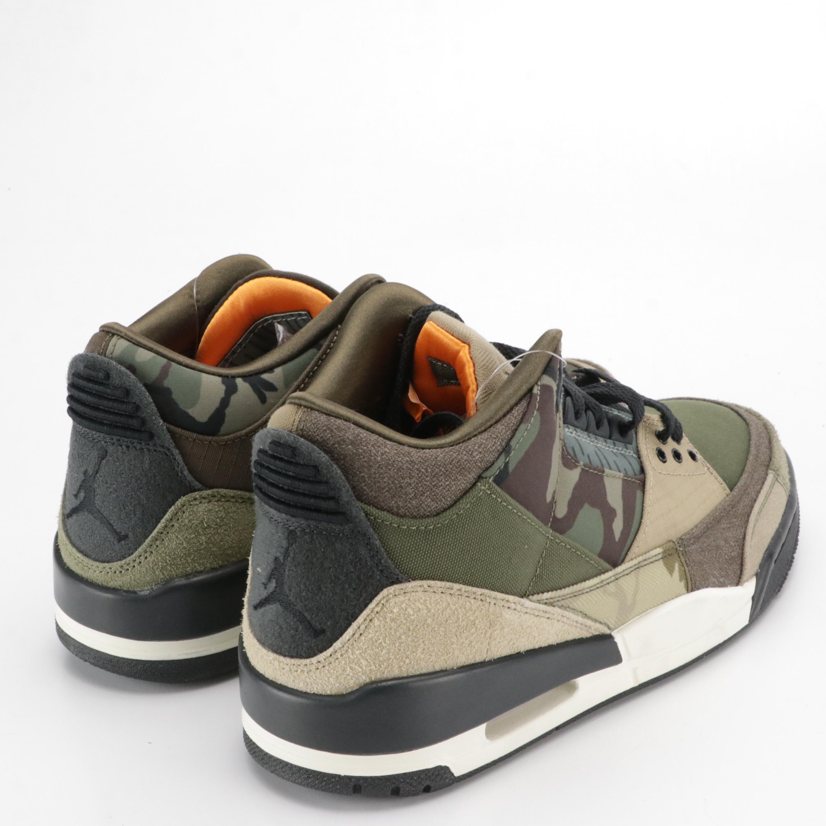 Men's Air Jordan 3 Retro SE "Patchwork" Sneakers with Box