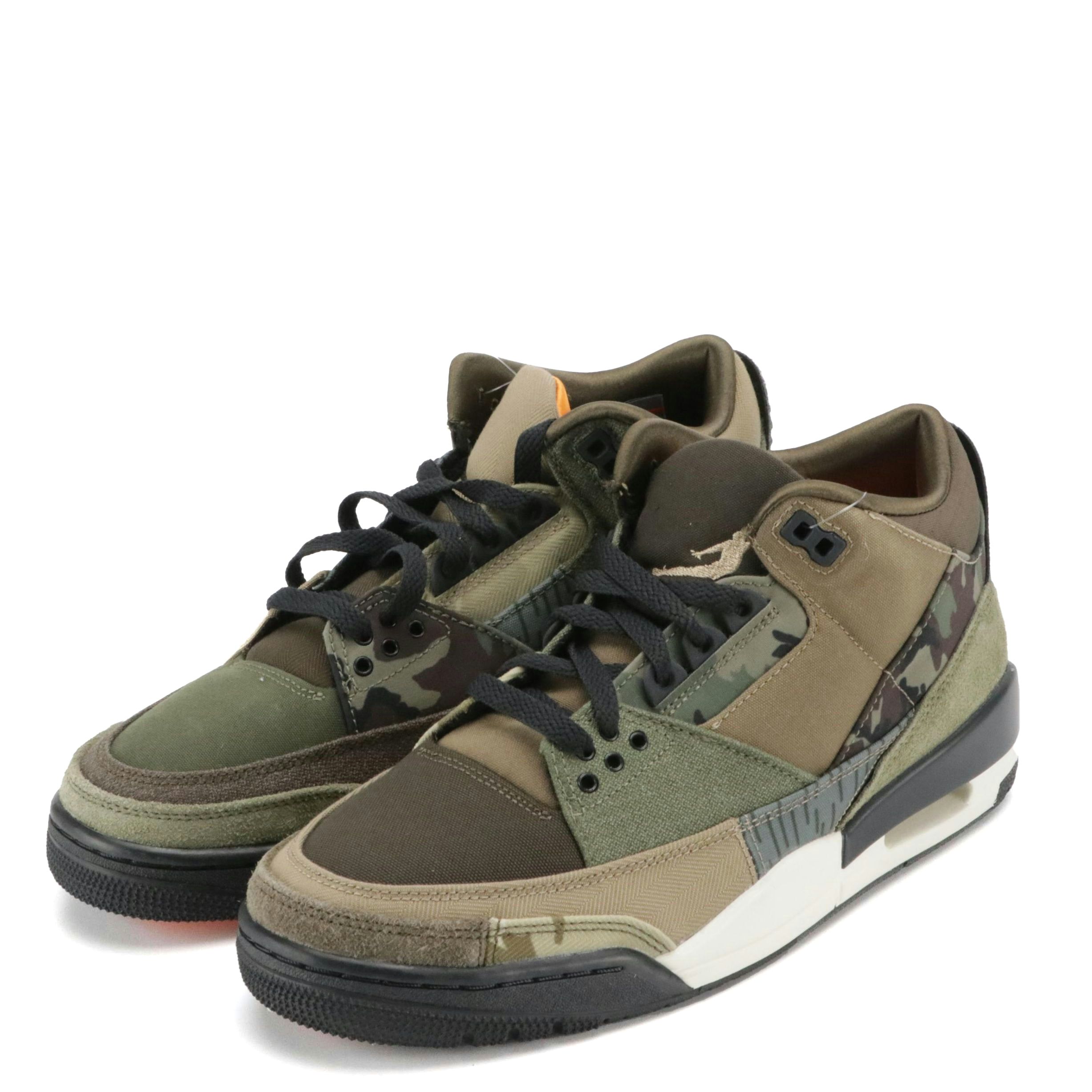 Men's Air Jordan 3 Retro SE "Patchwork" Sneakers with Box