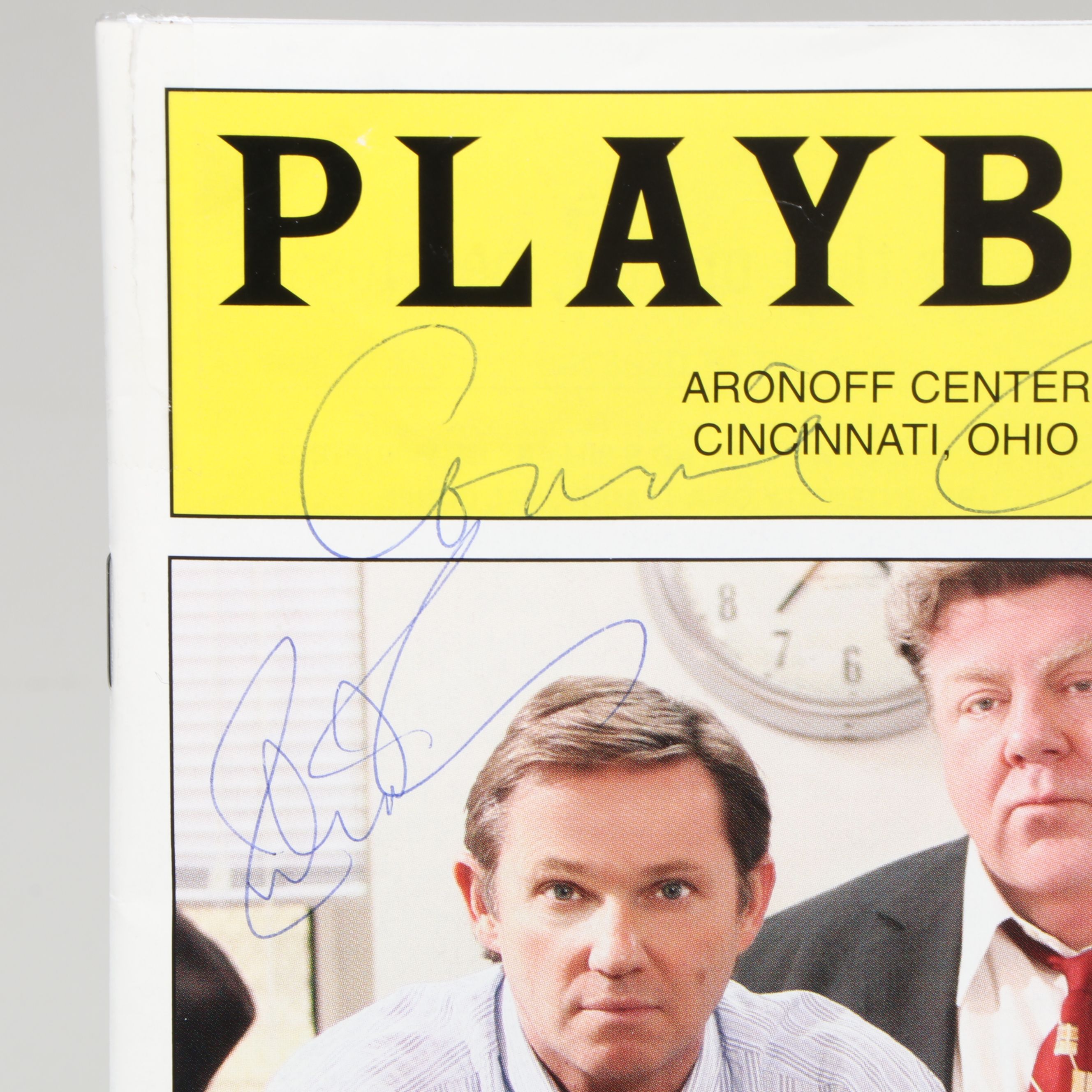 Signed "Twelve Angry Men" Aronoff Center Playbill, 2007