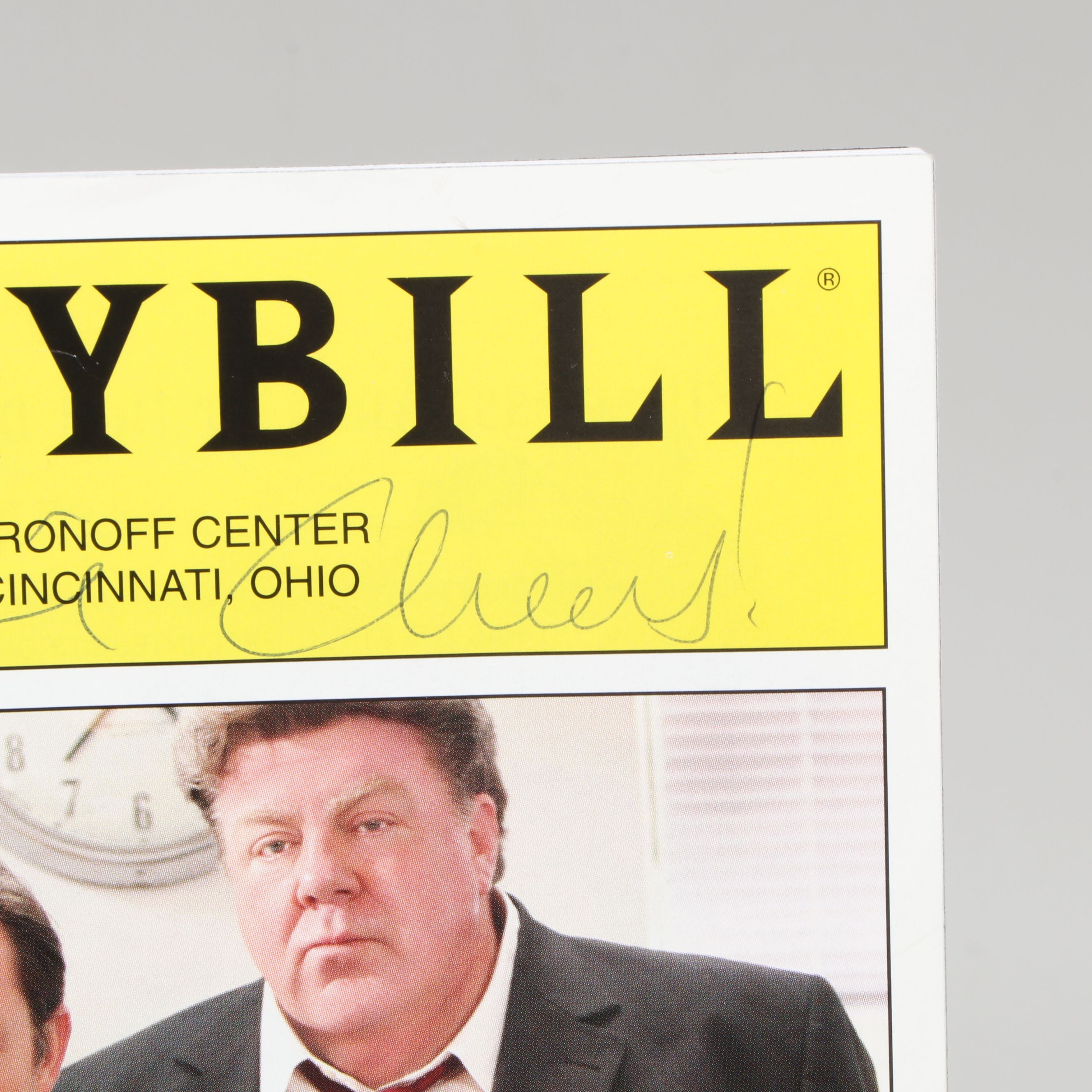 Signed "Twelve Angry Men" Aronoff Center Playbill, 2007