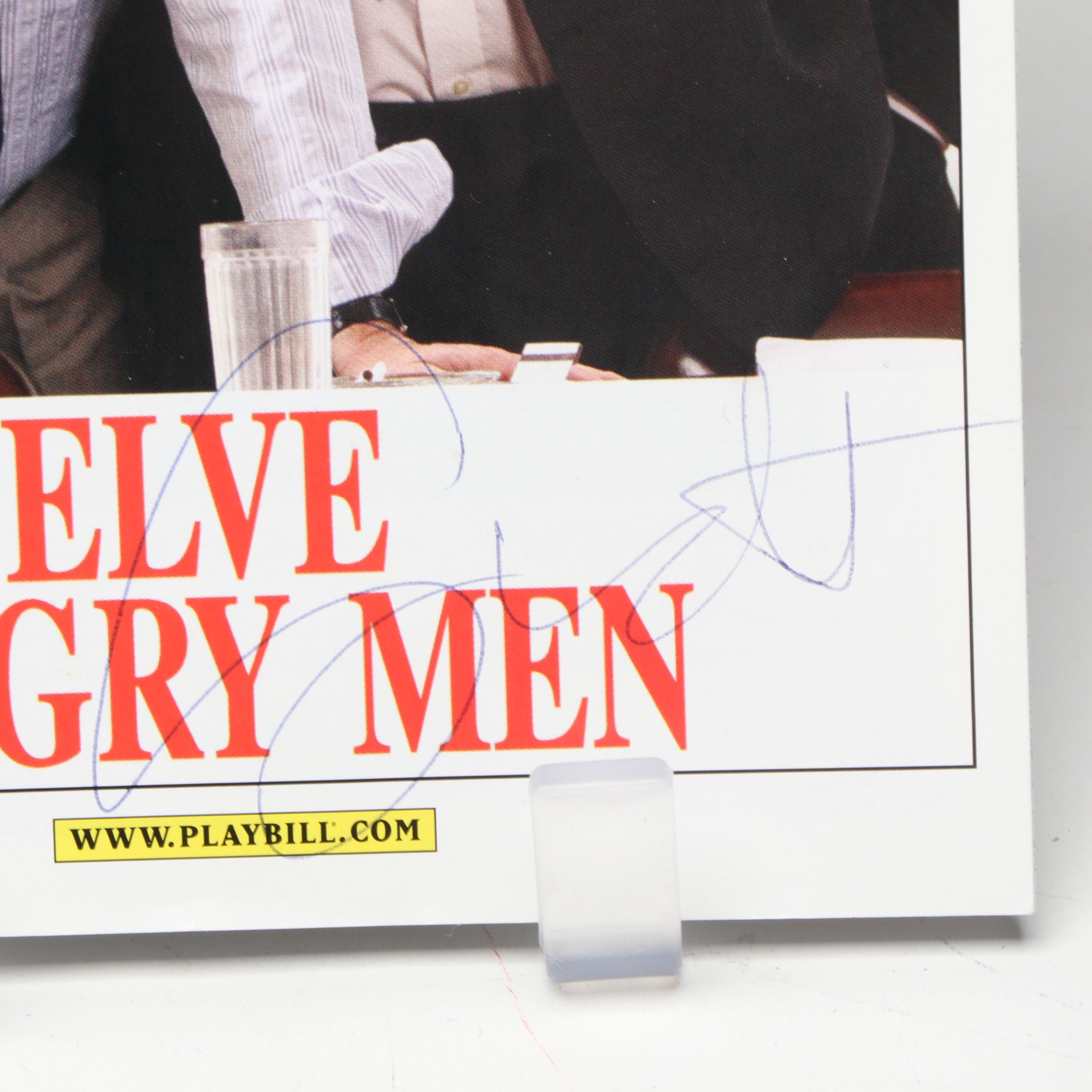 Signed "Twelve Angry Men" Aronoff Center Playbill, 2007