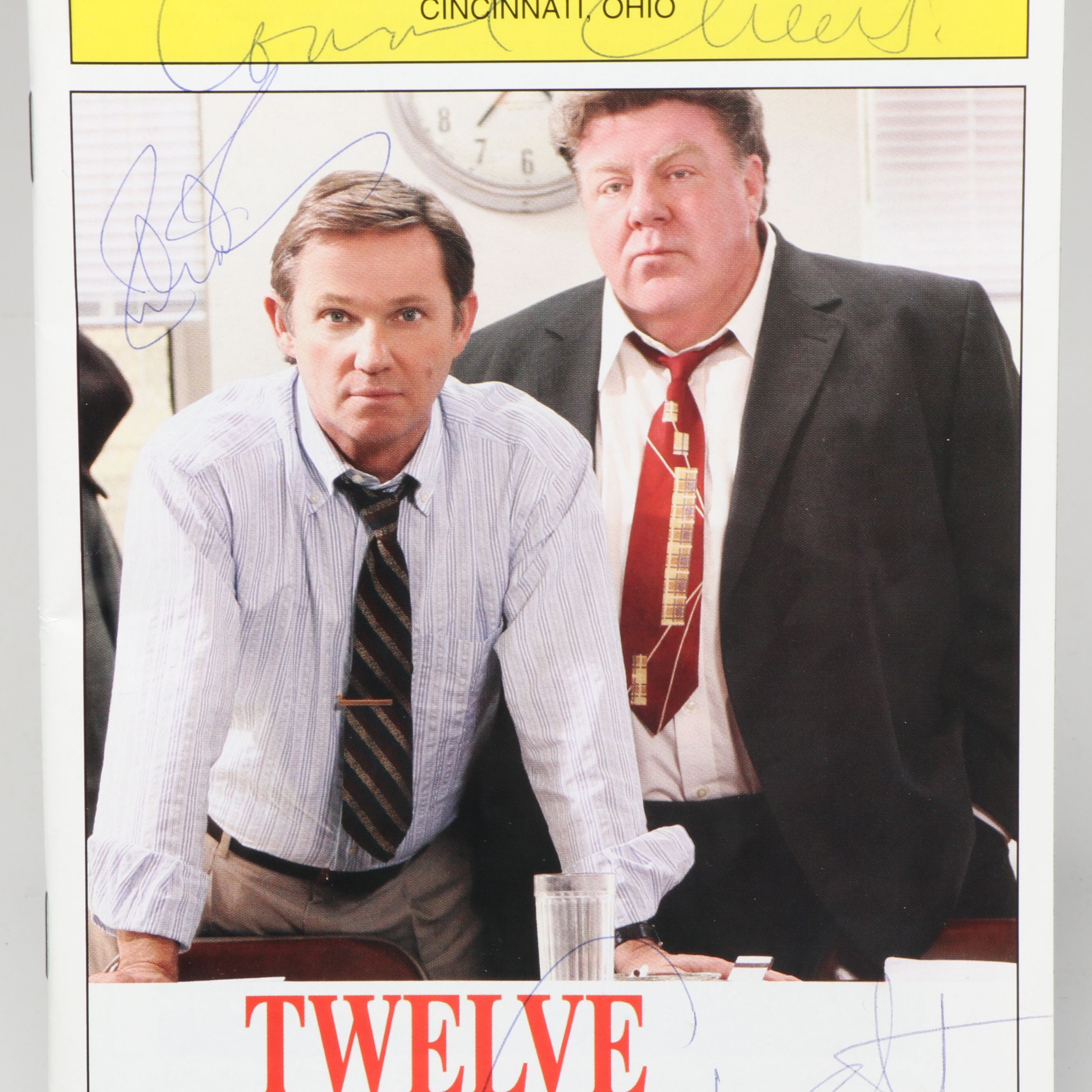 Signed "Twelve Angry Men" Aronoff Center Playbill, 2007