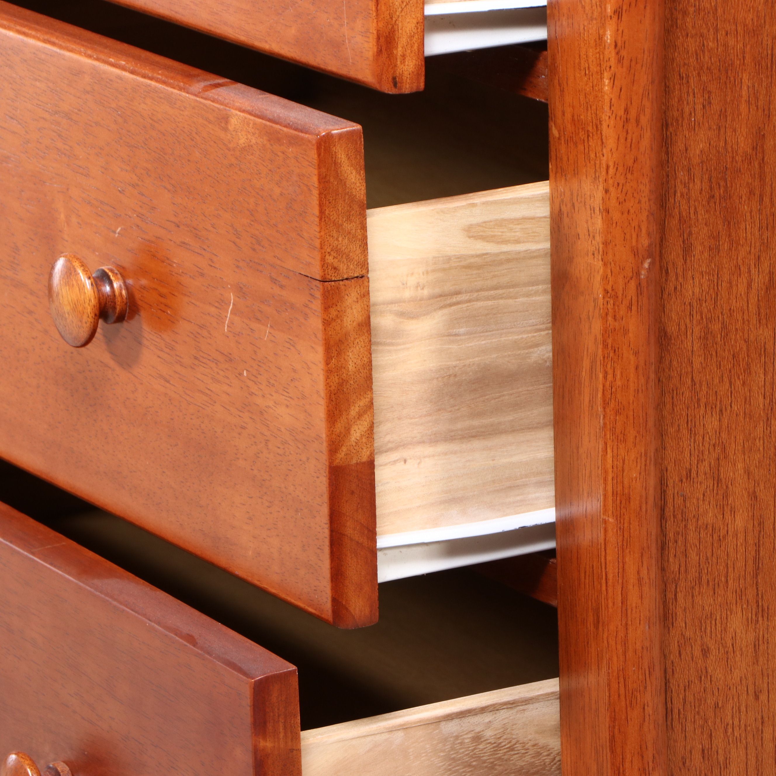 Crafts Style Cherry Five-Drawer Chest
