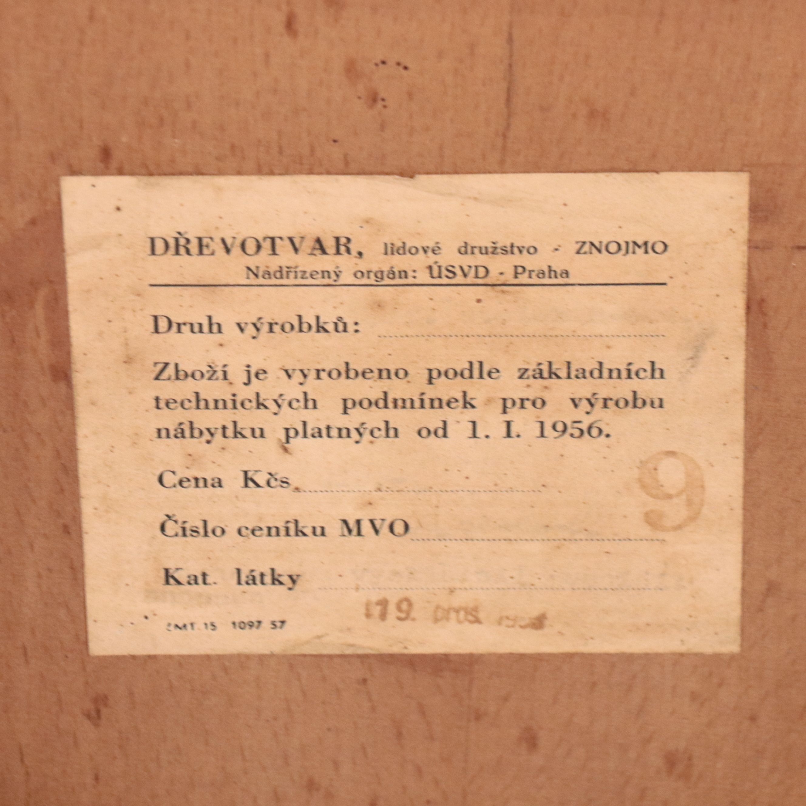 Jindřich Halabala Art Deco "Spider" Table, 1940s