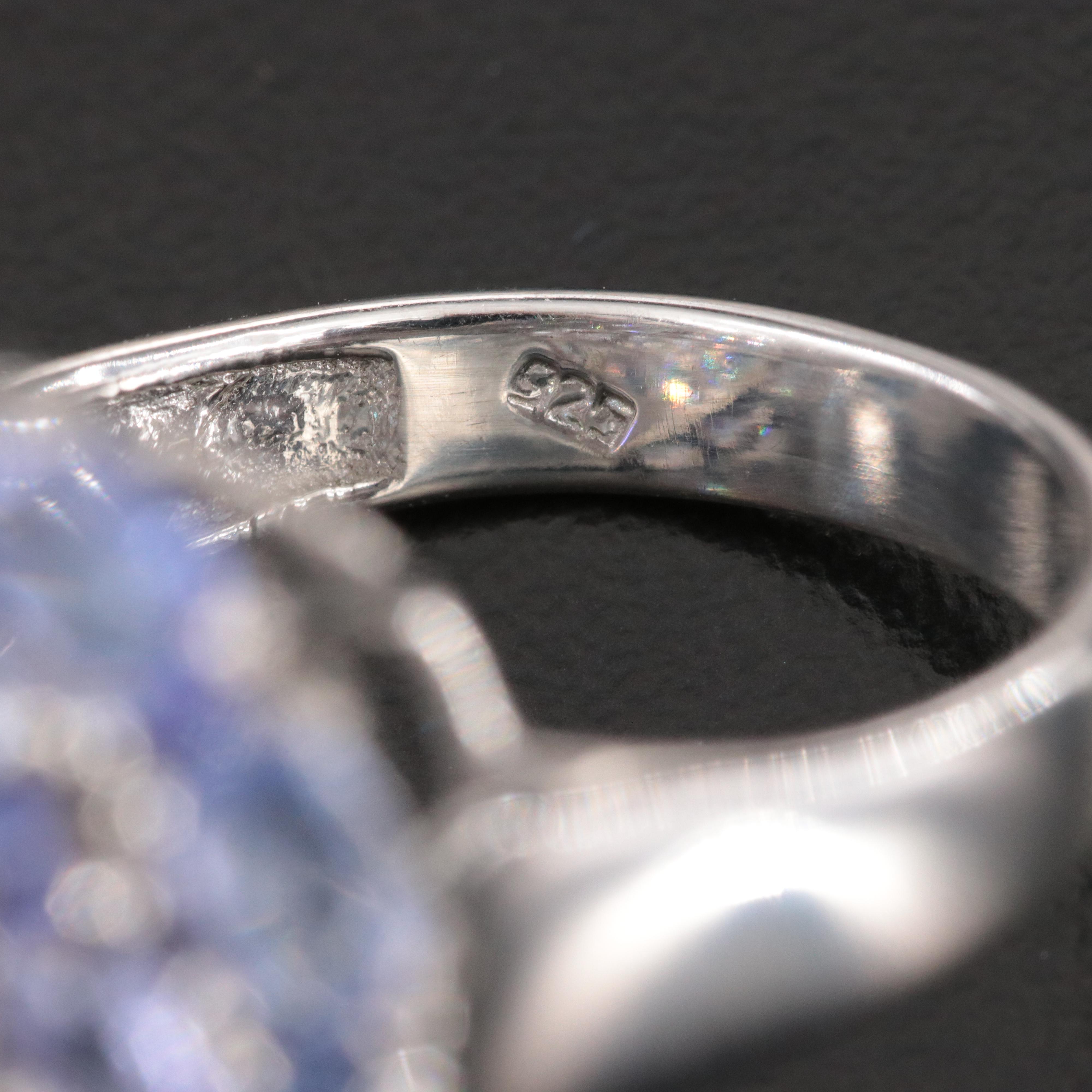 Sterling Tanzanite Heart Ring