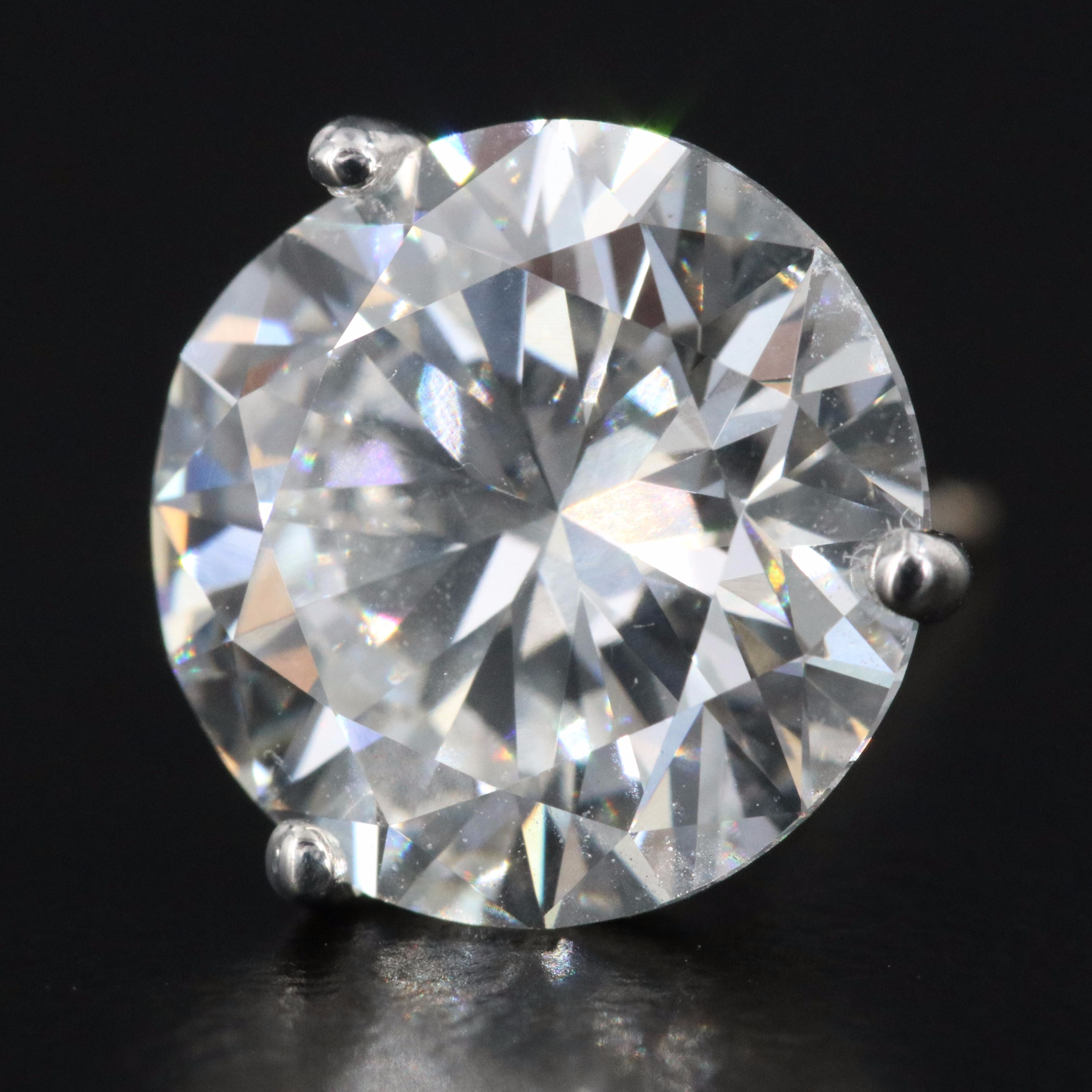 18K 8.00 CTW Lab Grown Diamond Martini Stud Earrings