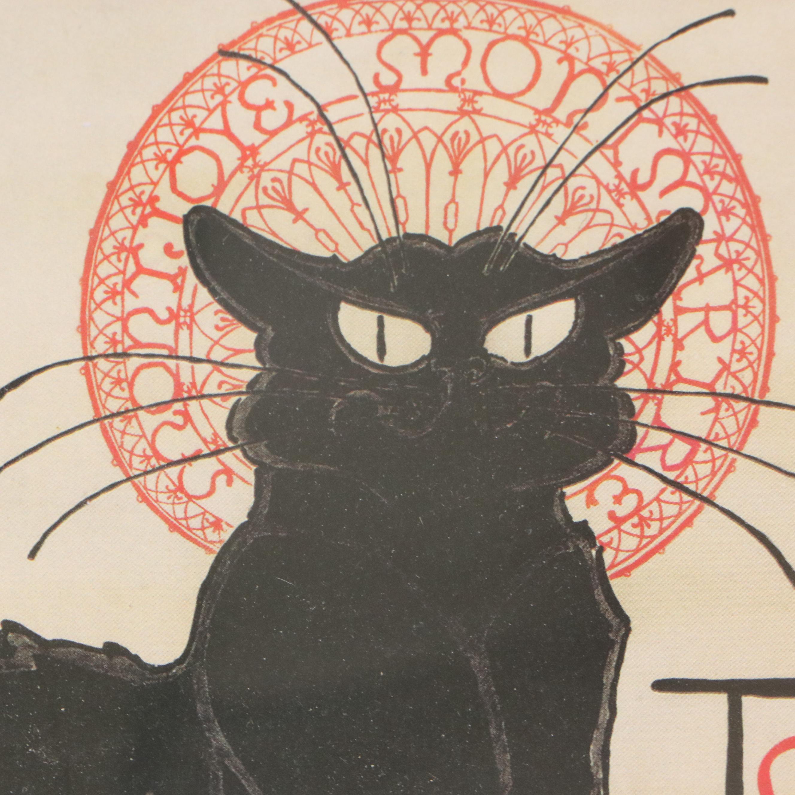 After Théophile Steinlen Offset Lithograph Vintage Ads, Mid to Late 20th Century