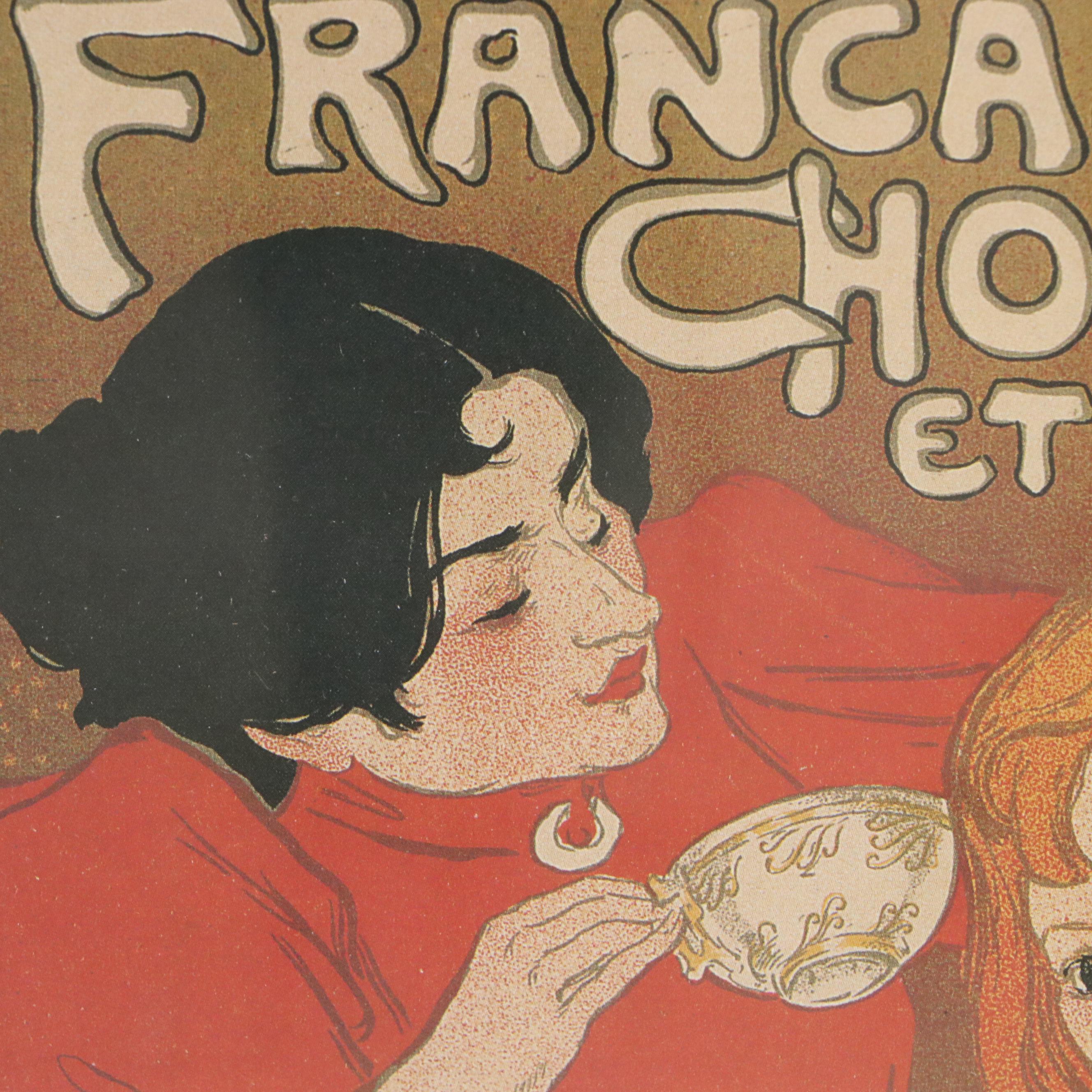 After Théophile Steinlen Offset Lithograph Vintage Ads, Mid to Late 20th Century