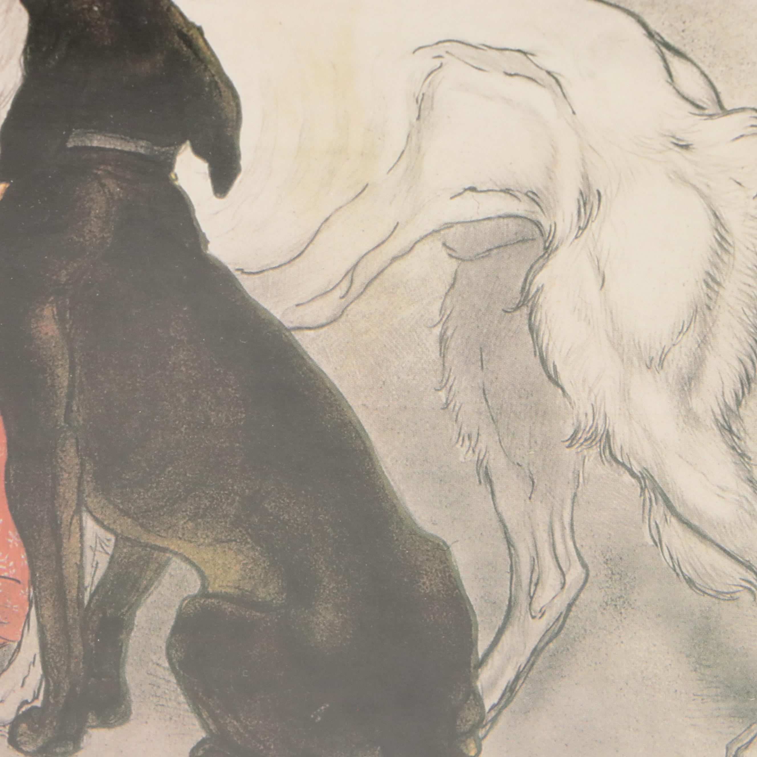 After Théophile Steinlen Offset Lithograph Vintage Ads, Mid to Late 20th Century