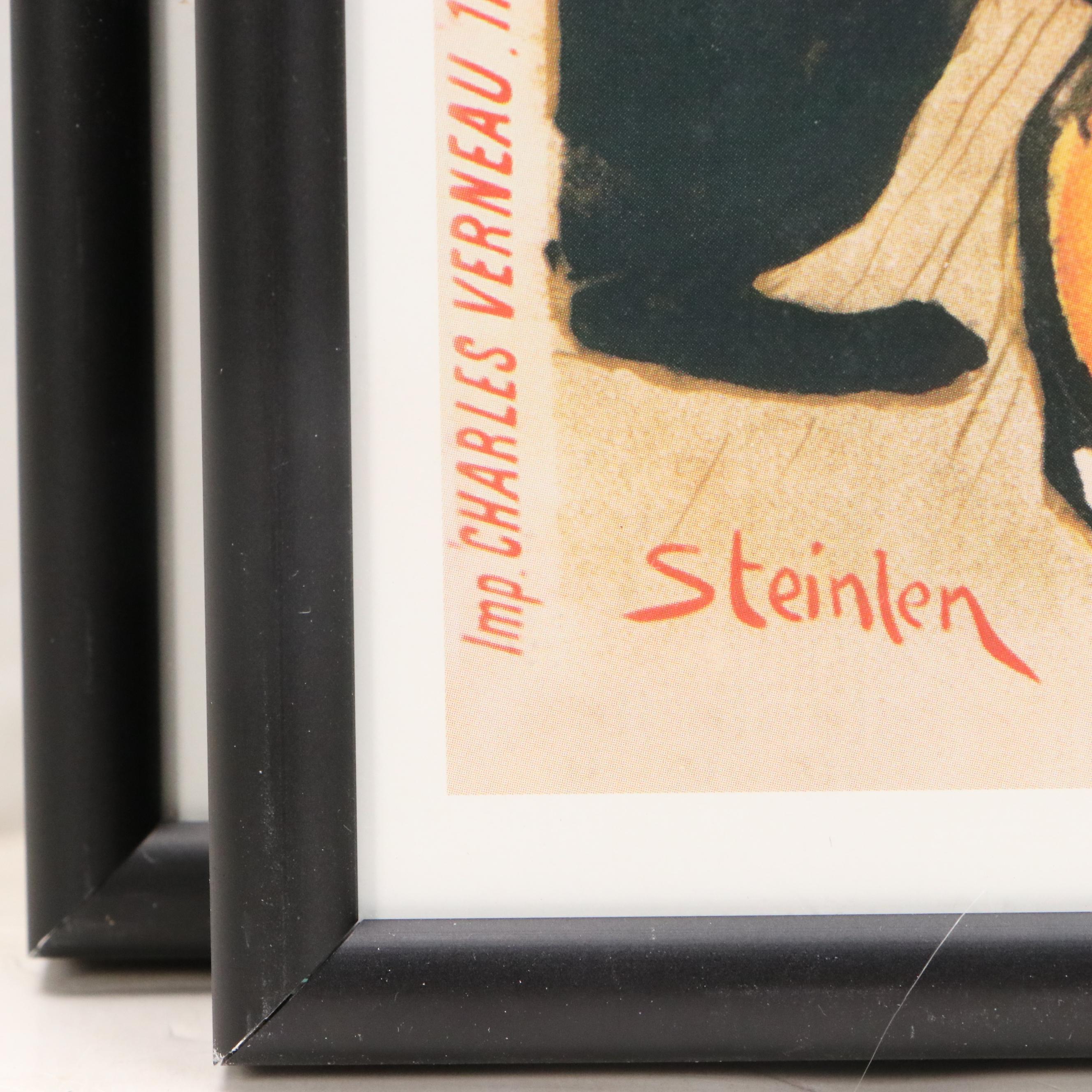 After Théophile Steinlen Offset Lithograph Vintage Ads, Mid to Late 20th Century