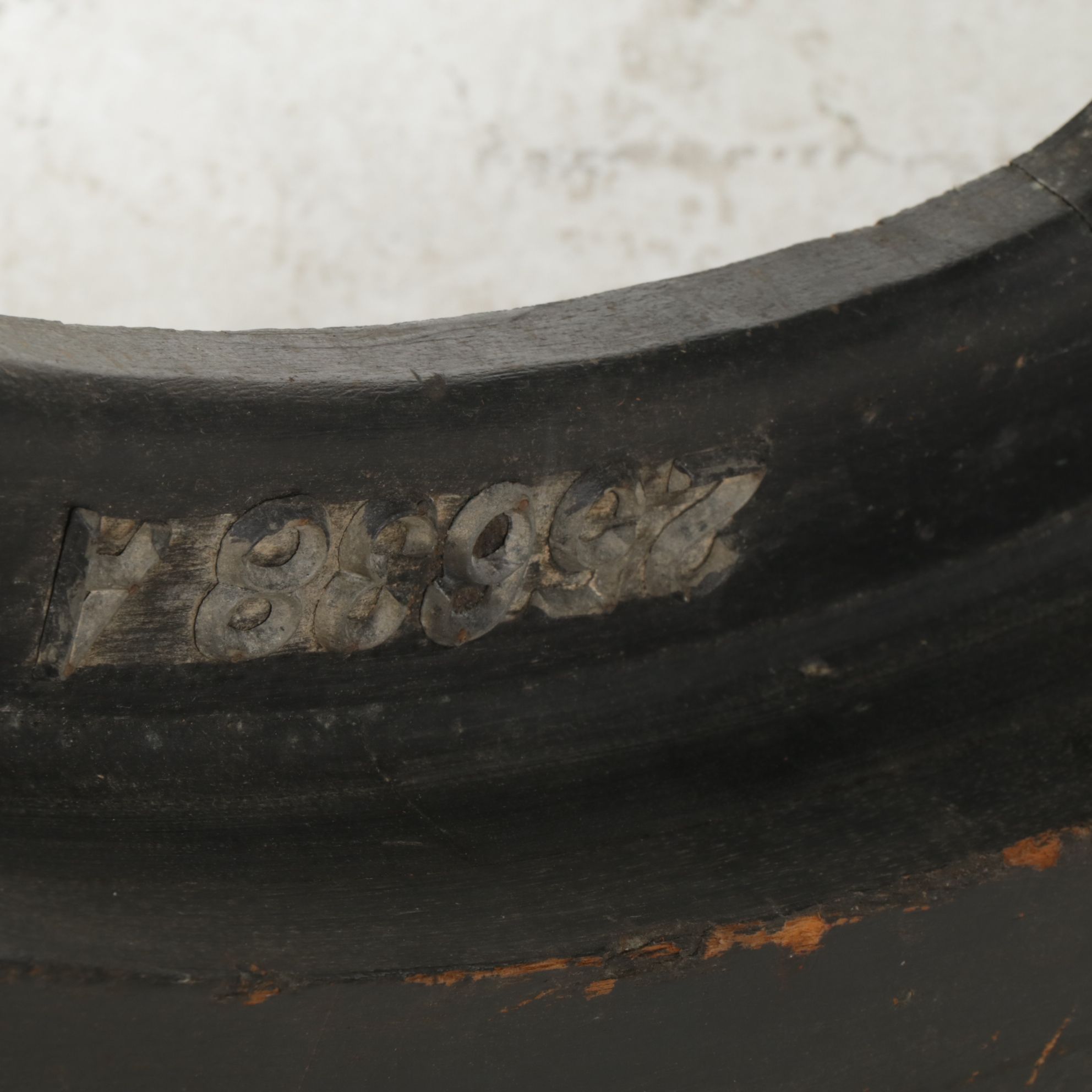 Wood Flywheel Casting Model Wall Decoration, Mid-20th Century