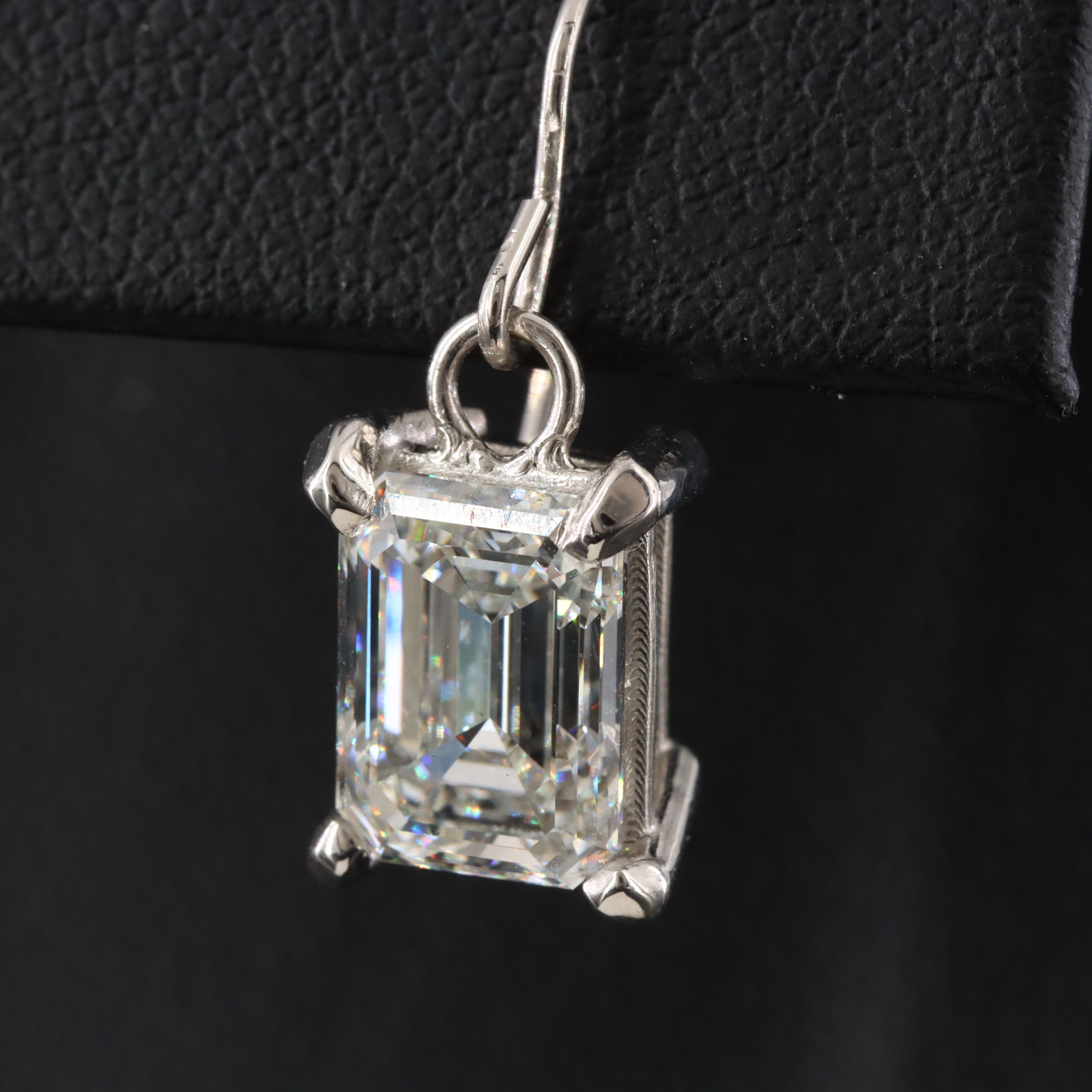 14K 5.64 CTW Lab Grown Diamond Earrings with IGI Reports