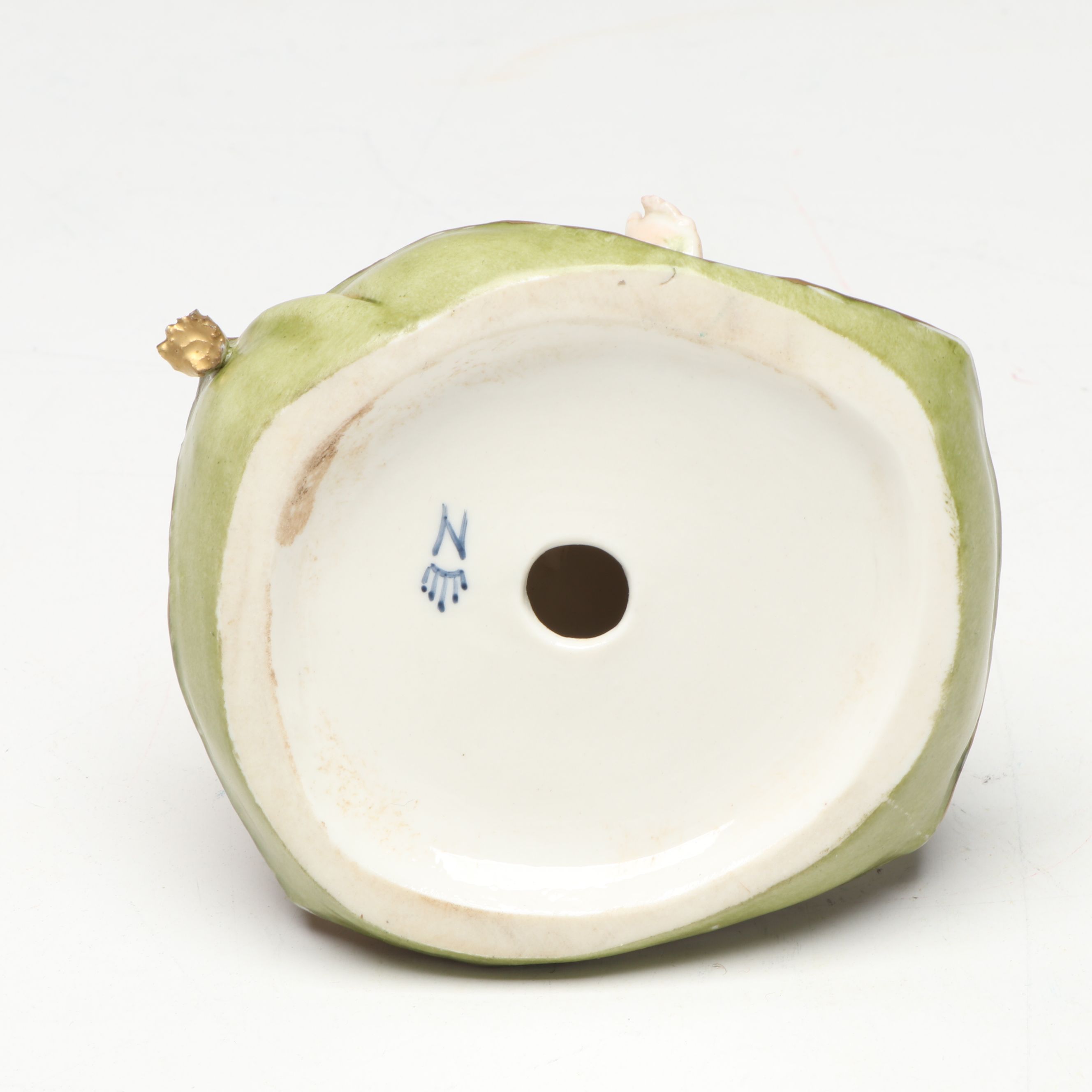 Lisi Martin Wood Girl in Chair with Italian Capodimonte Children