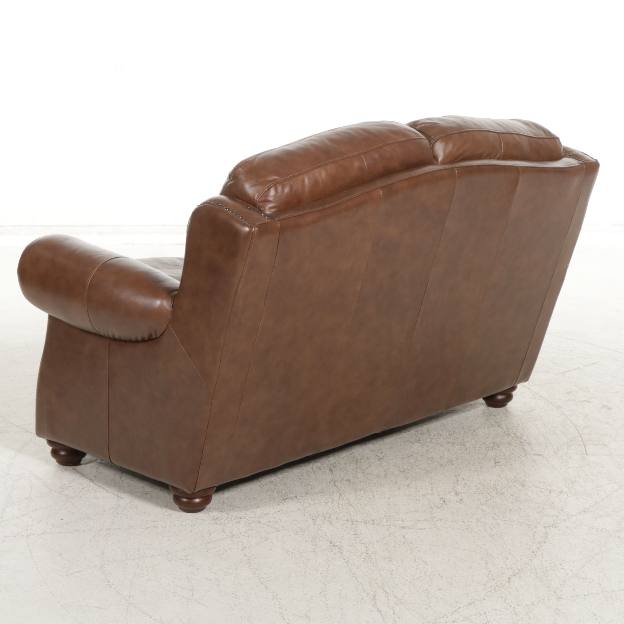 Superb Creation Leather Upholstered Sofa and Loveseat