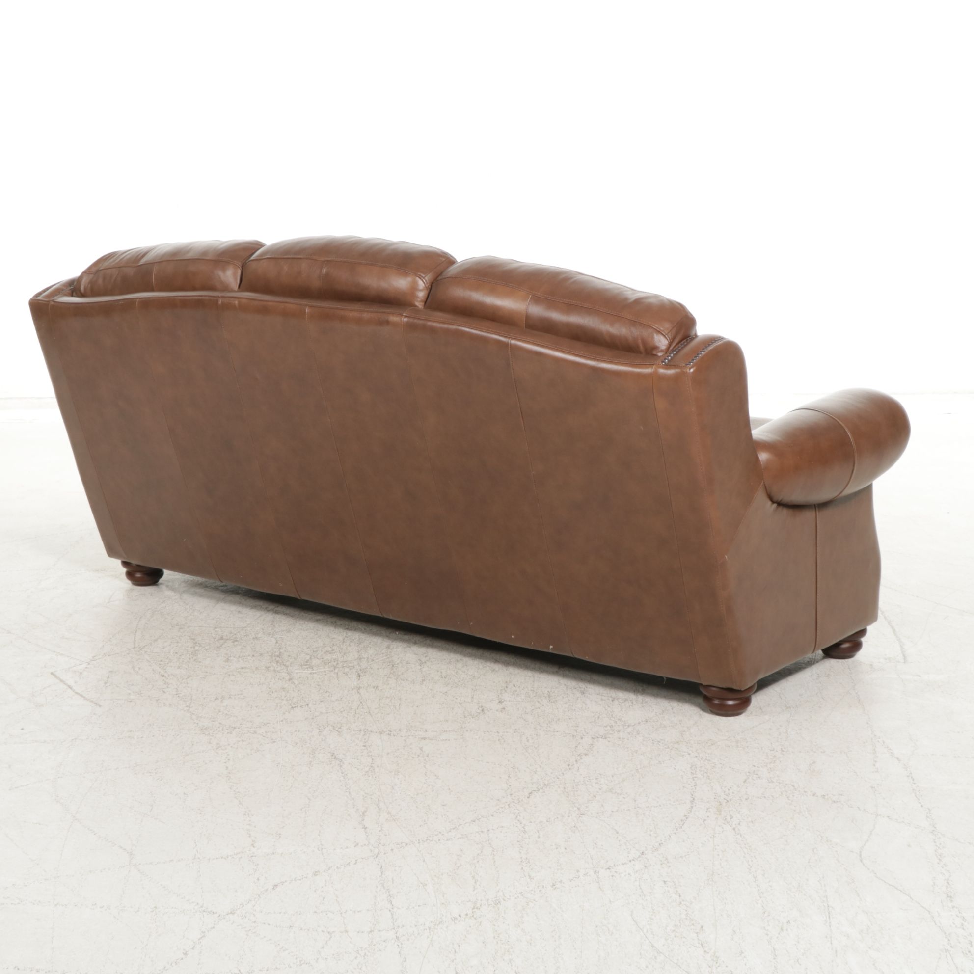 Superb Creation Leather Upholstered Sofa and Loveseat