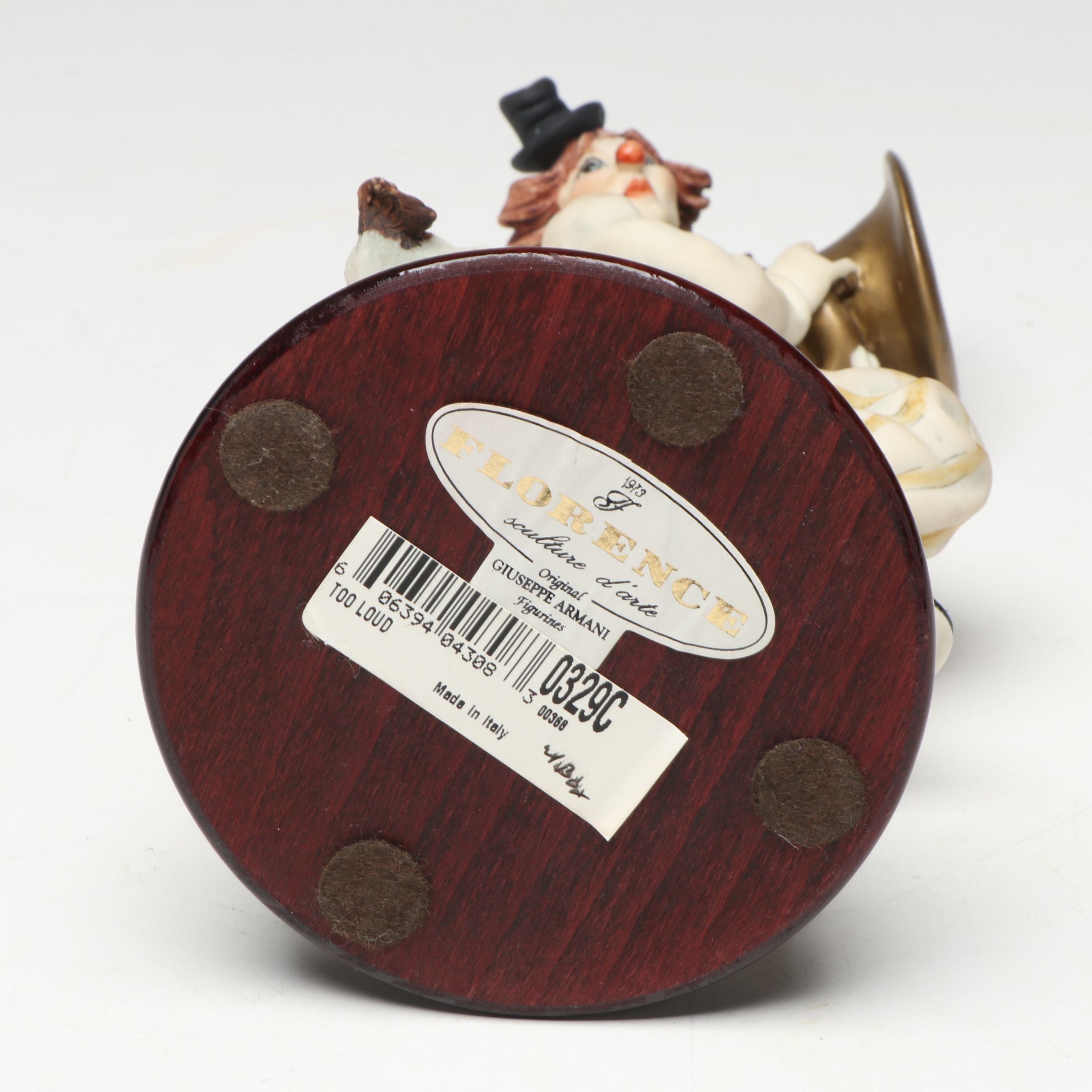 Giuseppe Armani Italian Bisque Clowns with Dogs