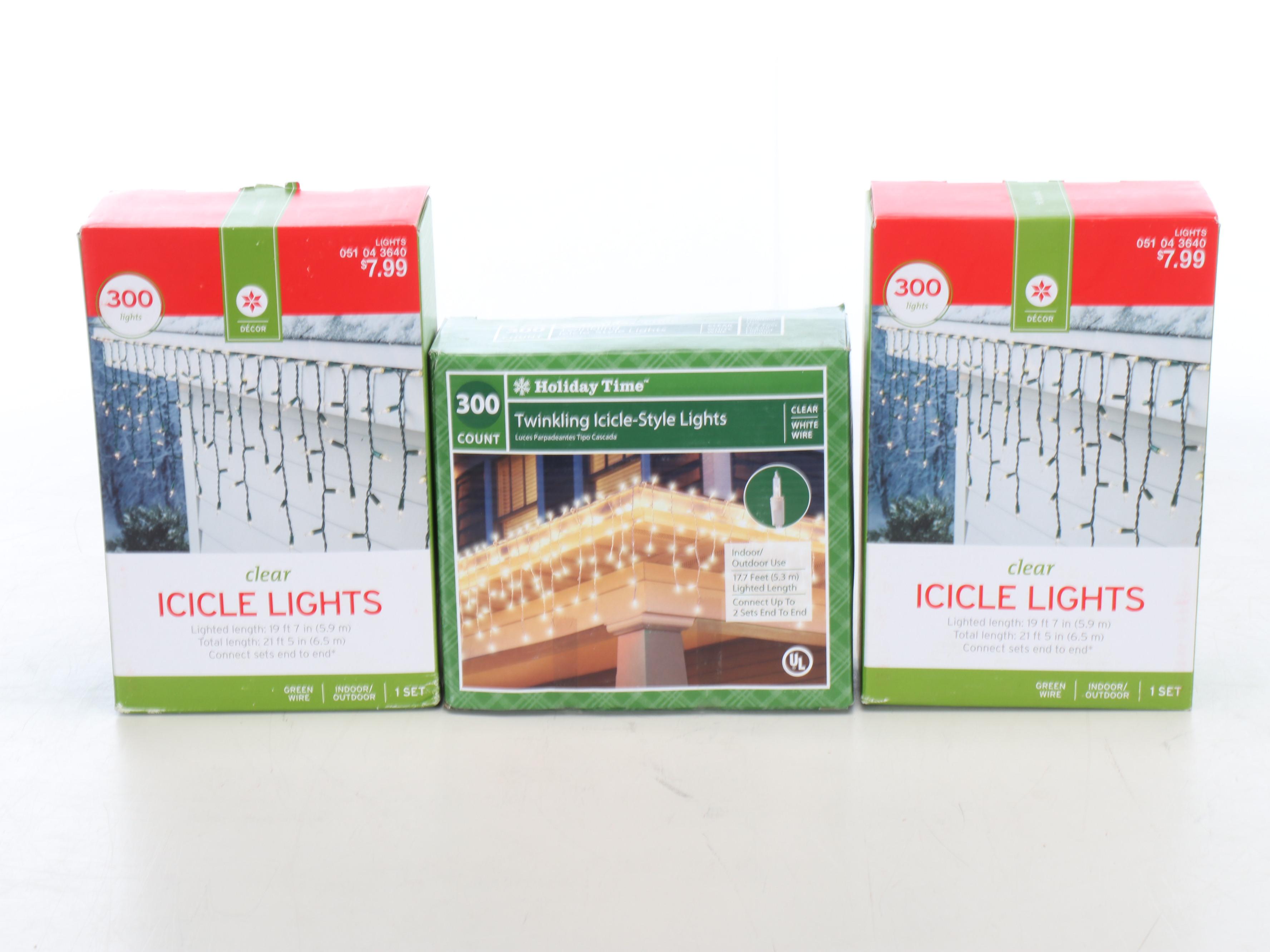 Artificial Greenery in Ceramic Urn with Outdoor Lights