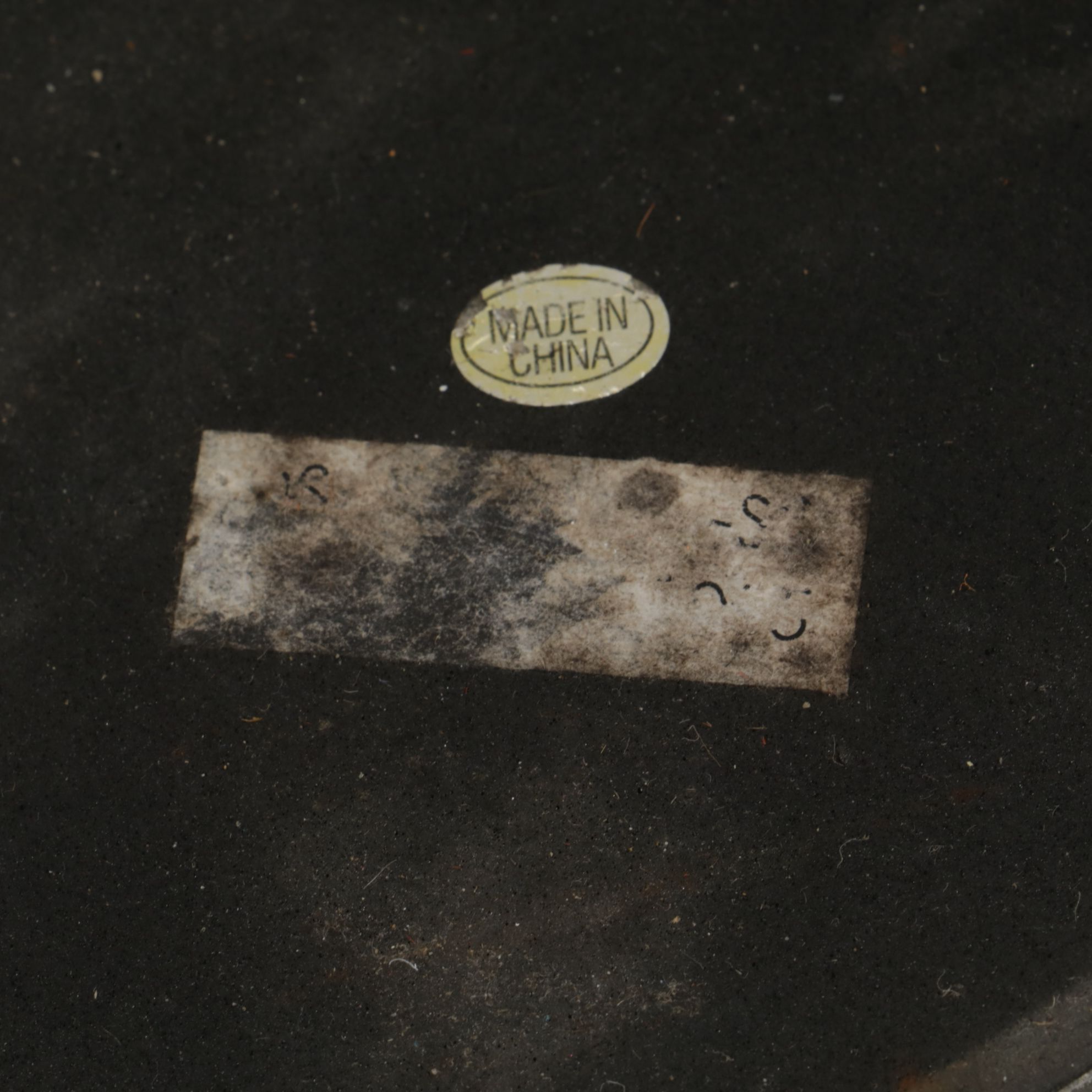 Mercury Glass Pillar Table Lamp with Integrated Outlet, 21st Century