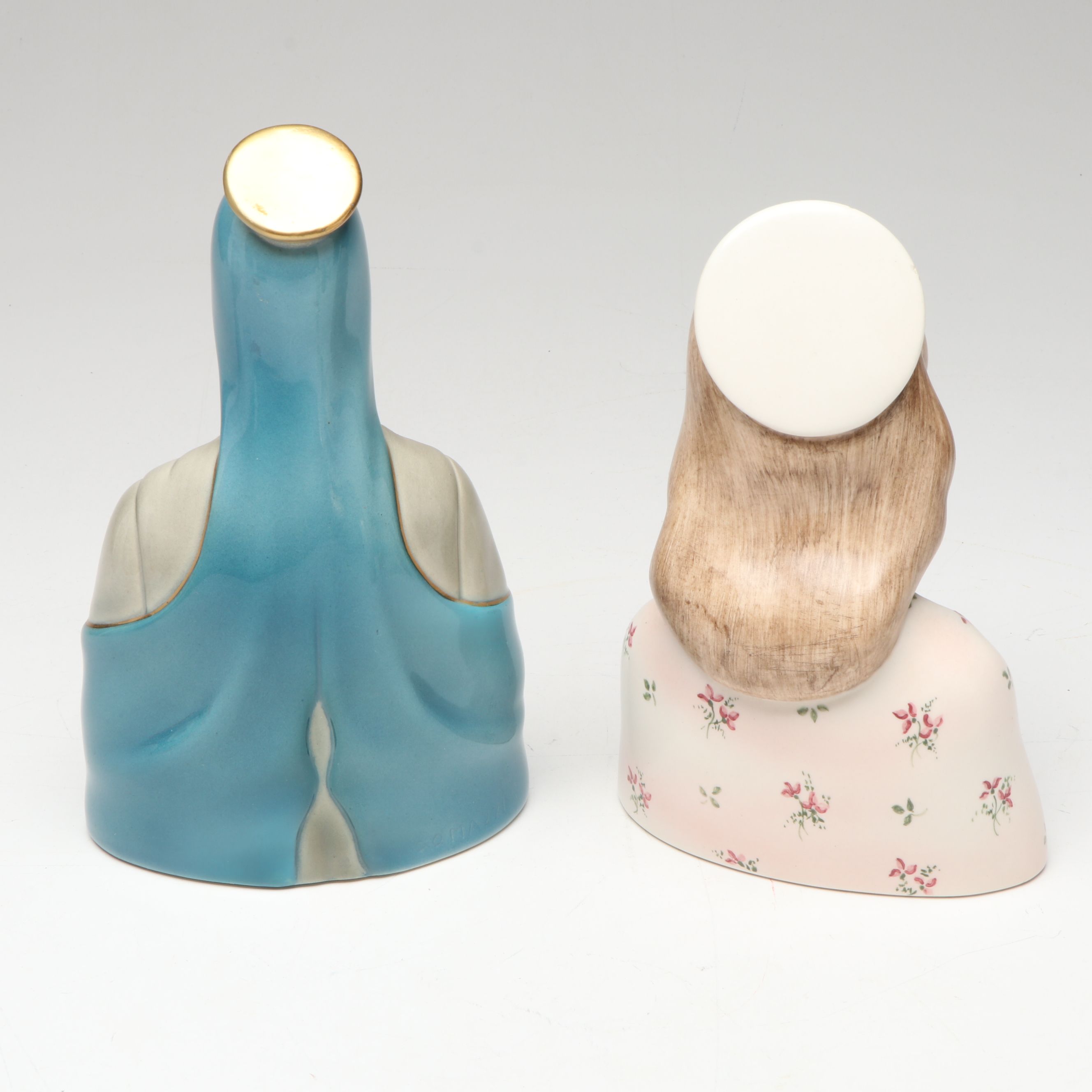 Italian Ceramic Praying Madonnas