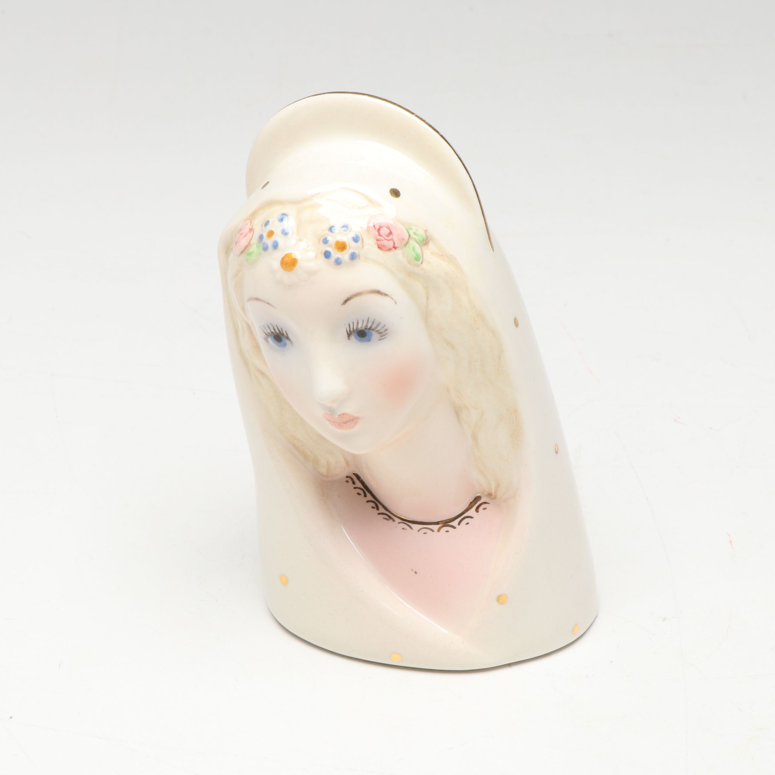 Italian Ceramic Praying Madonnas