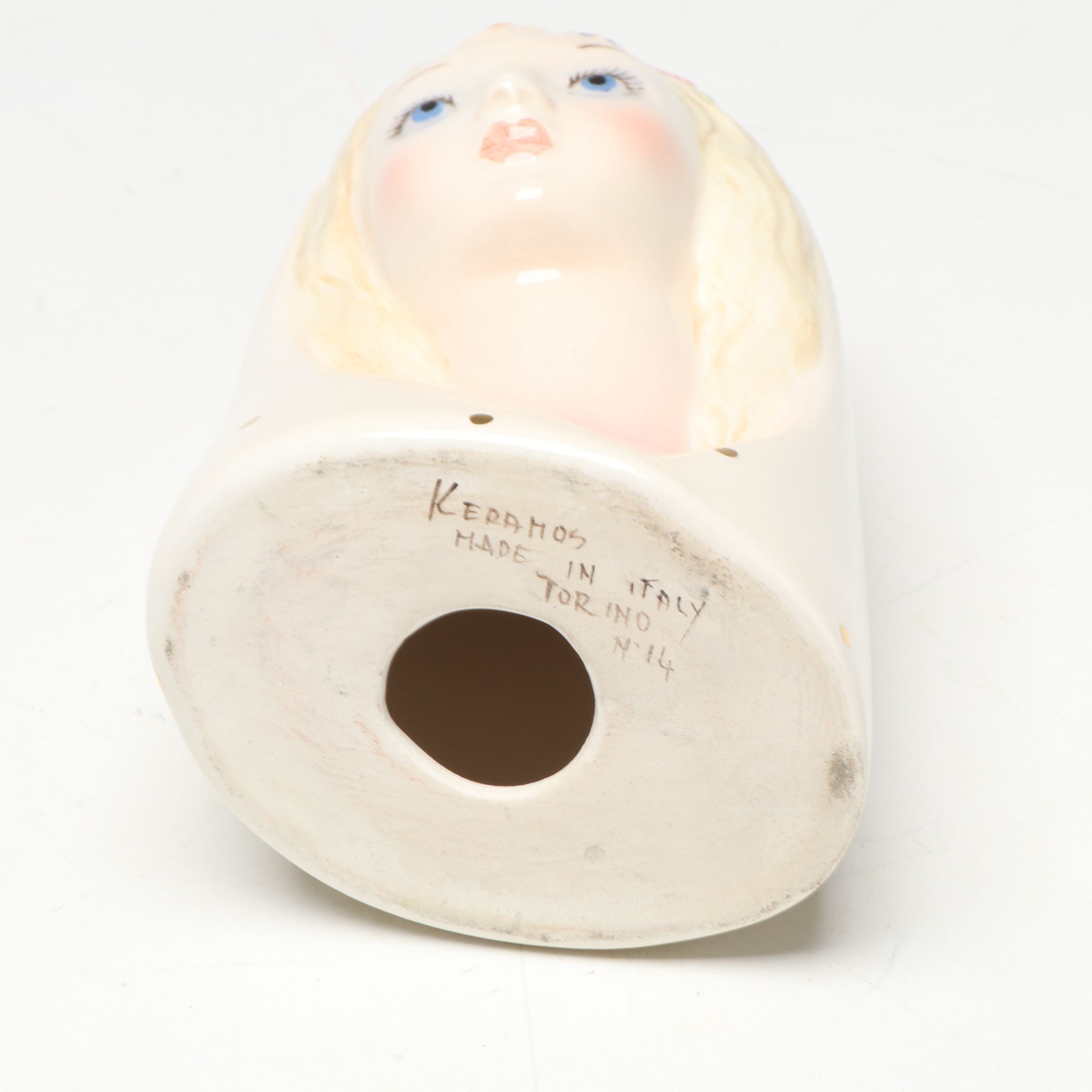 Italian Ceramic Praying Madonnas