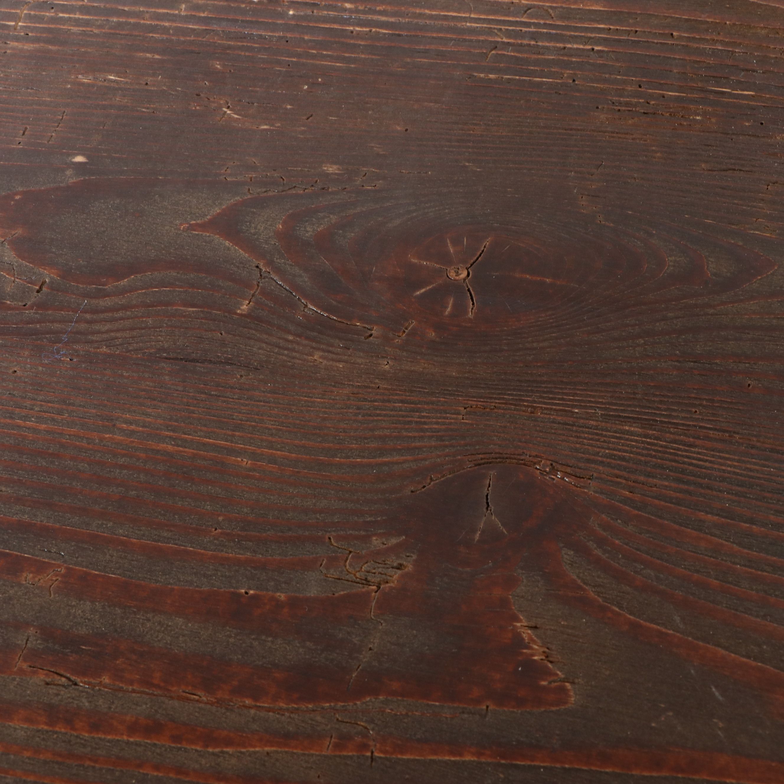 Rustic Pine Trestle Dining Table