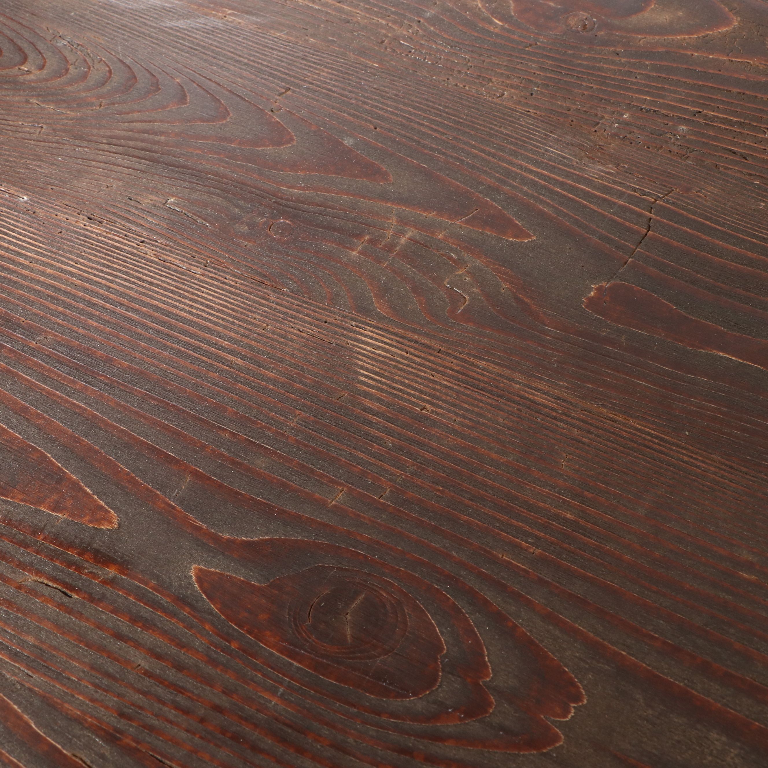 Rustic Pine Trestle Dining Table