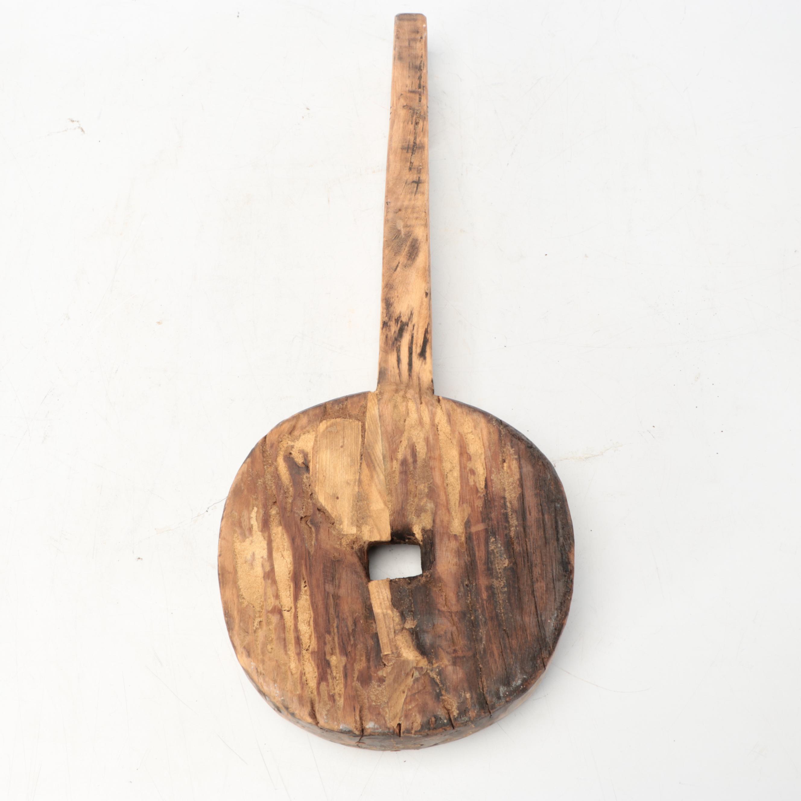 Indian Hand-Hewn Wooden Parat Bowls