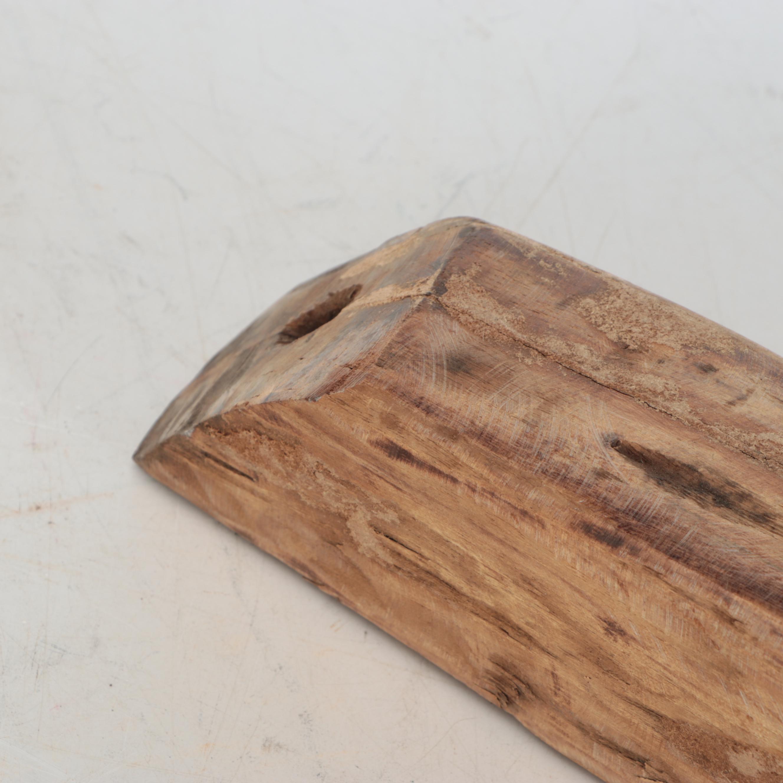 Indian Hand-Hewn Wooden Parat Bowls