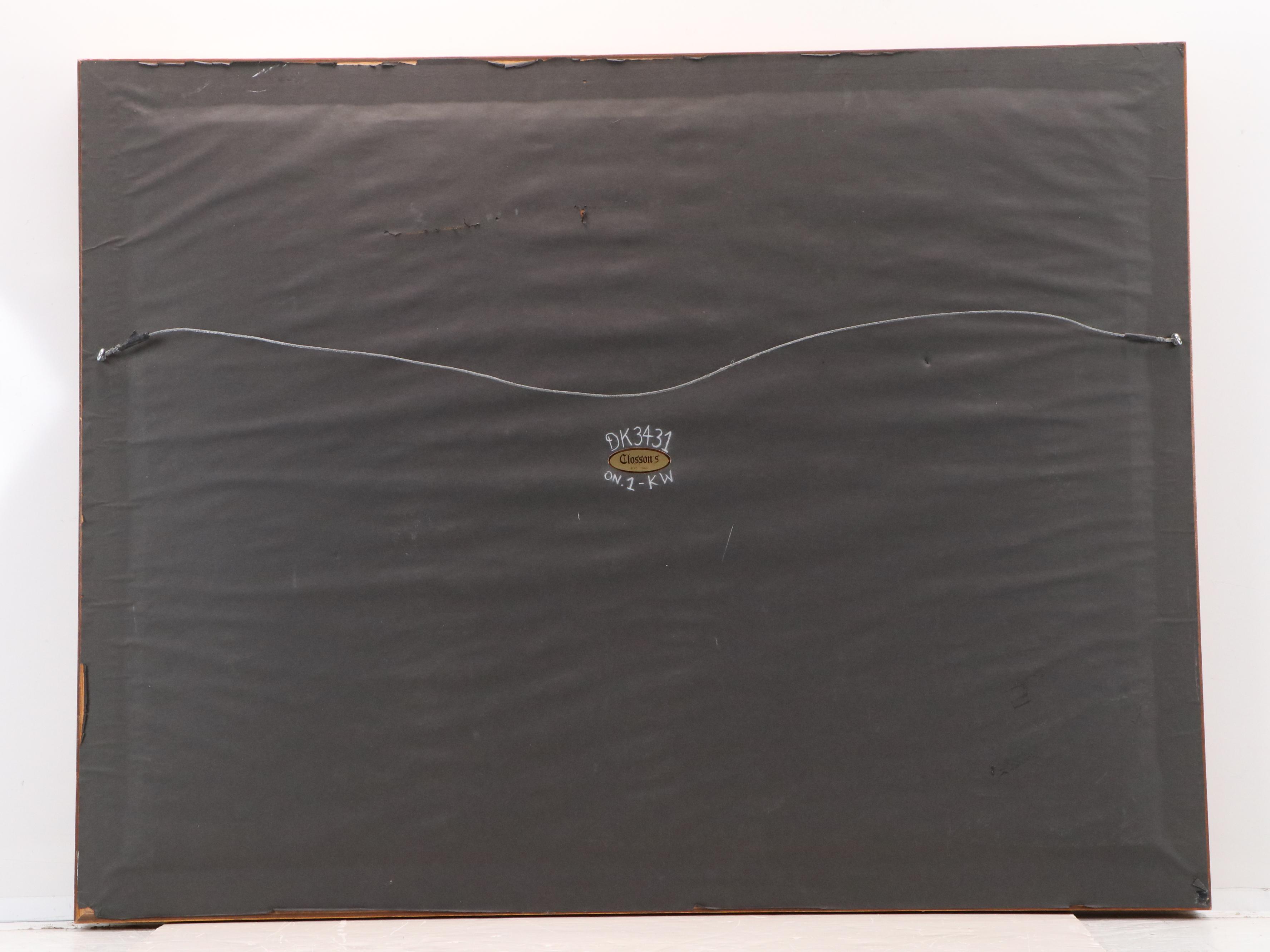 After John Stobart Offset Lithograph "Panorama of the Queen City from Covington"