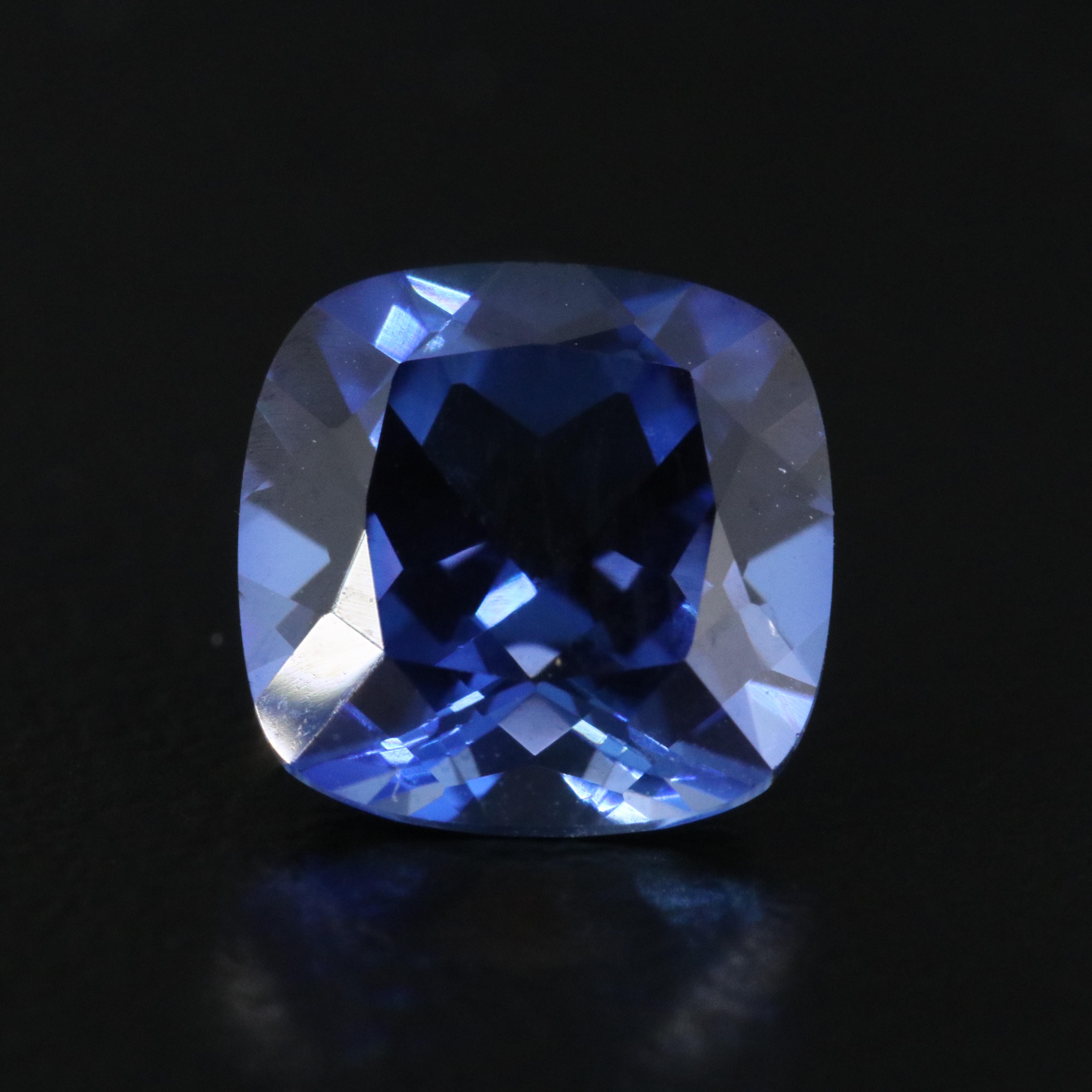 Loose 2.93 CT Lab Grown Sapphire
