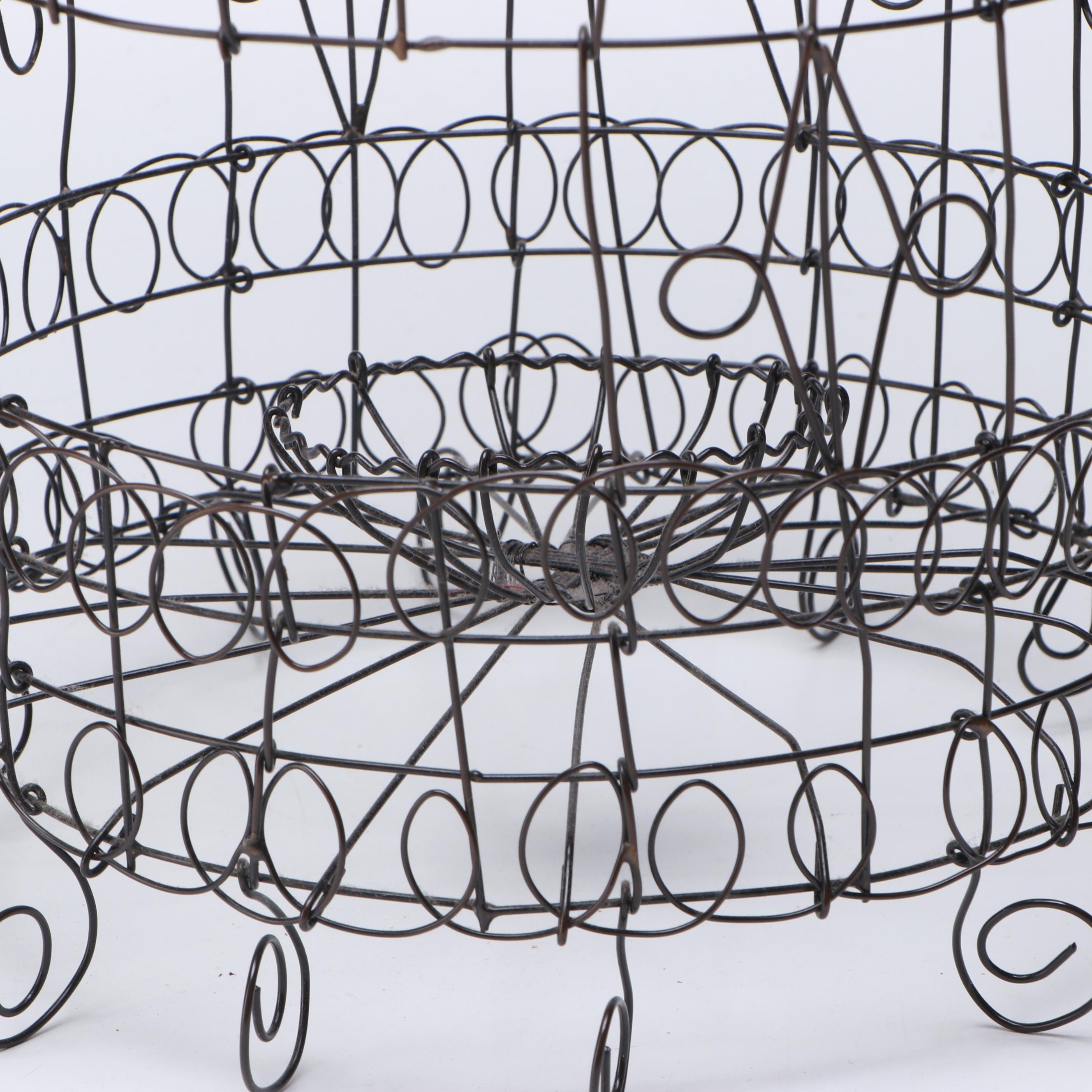 Twisted Wire Decorative Birdcage