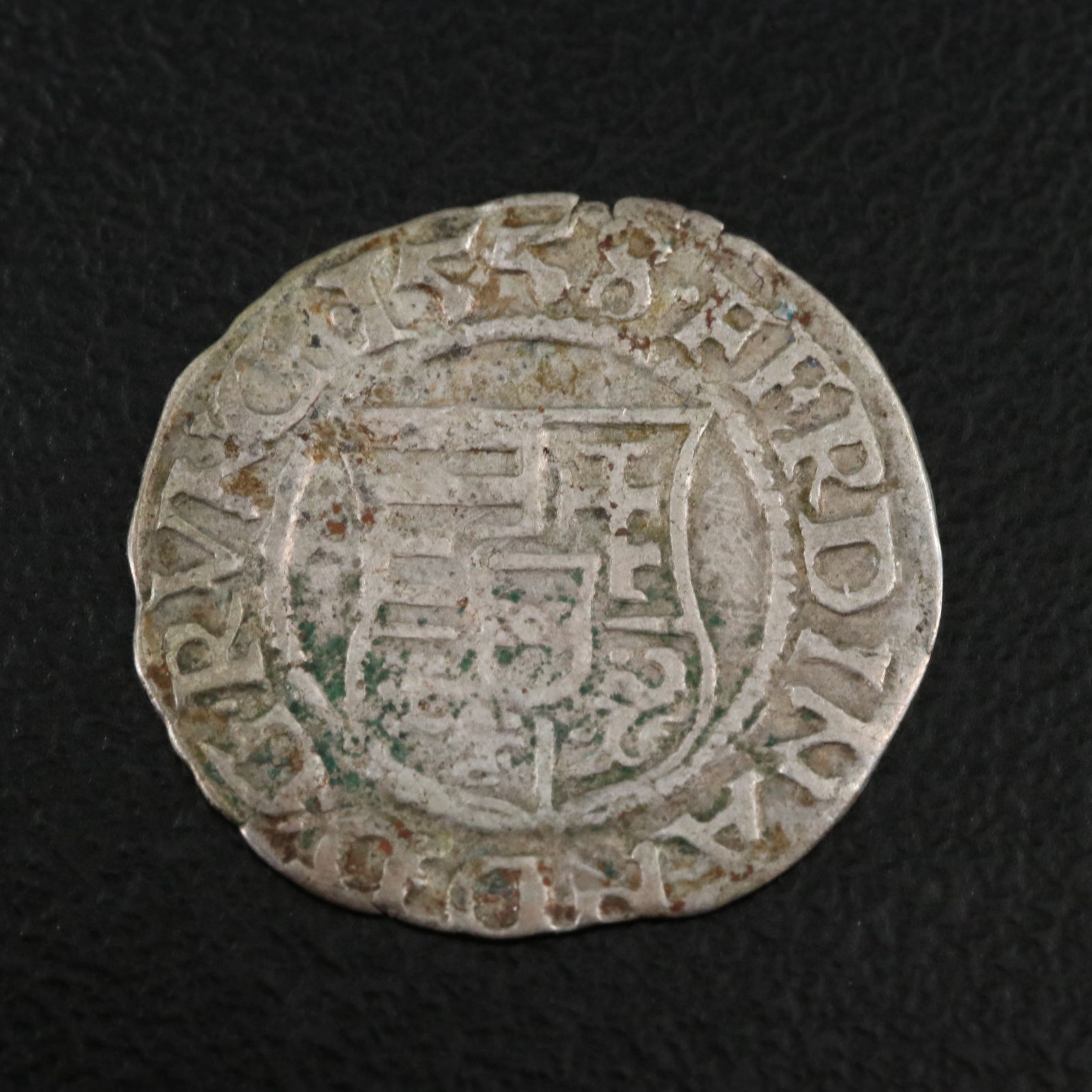 1558 Hungary AR Denier Coin of Ferdinand I