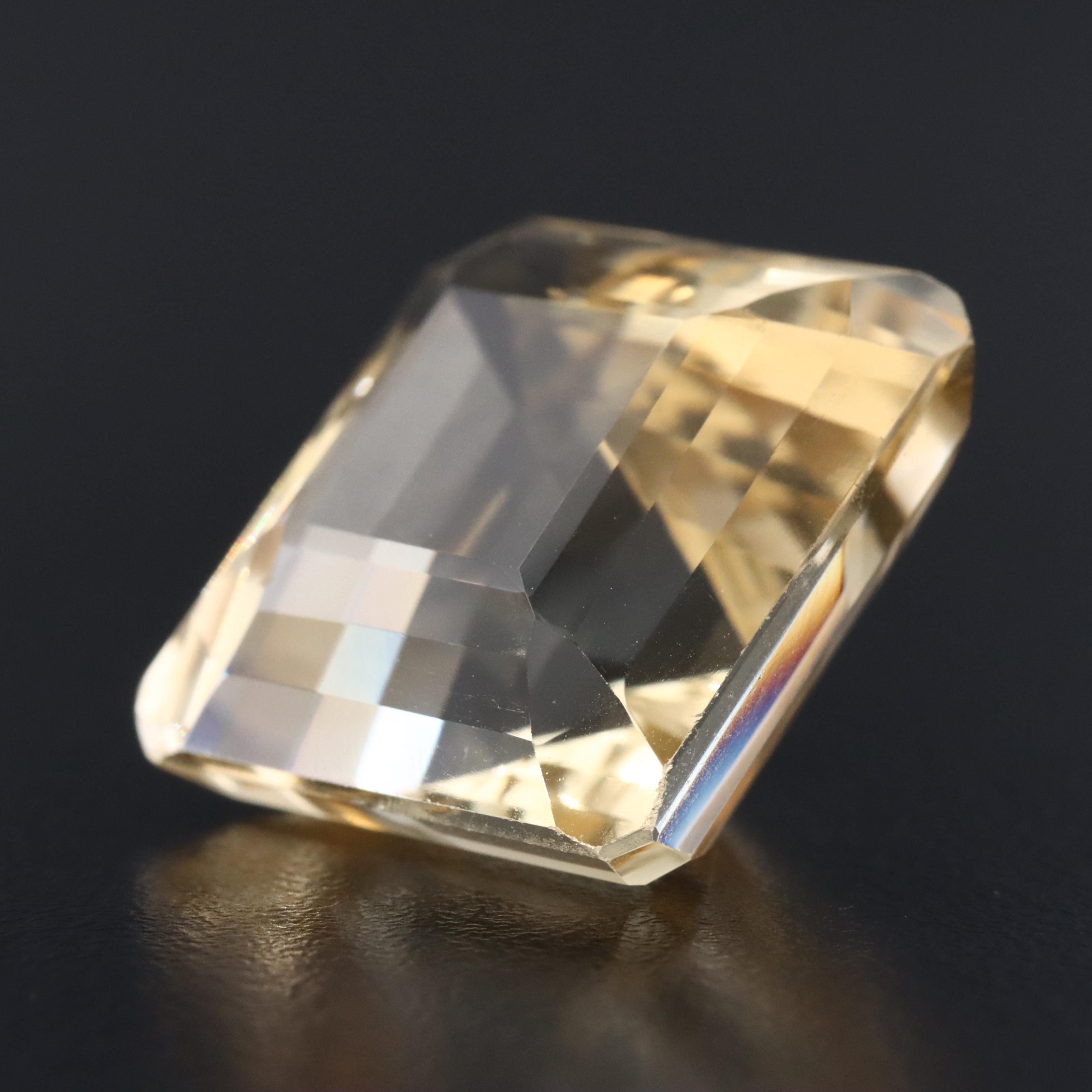 Loose 33.32 CT Citrine