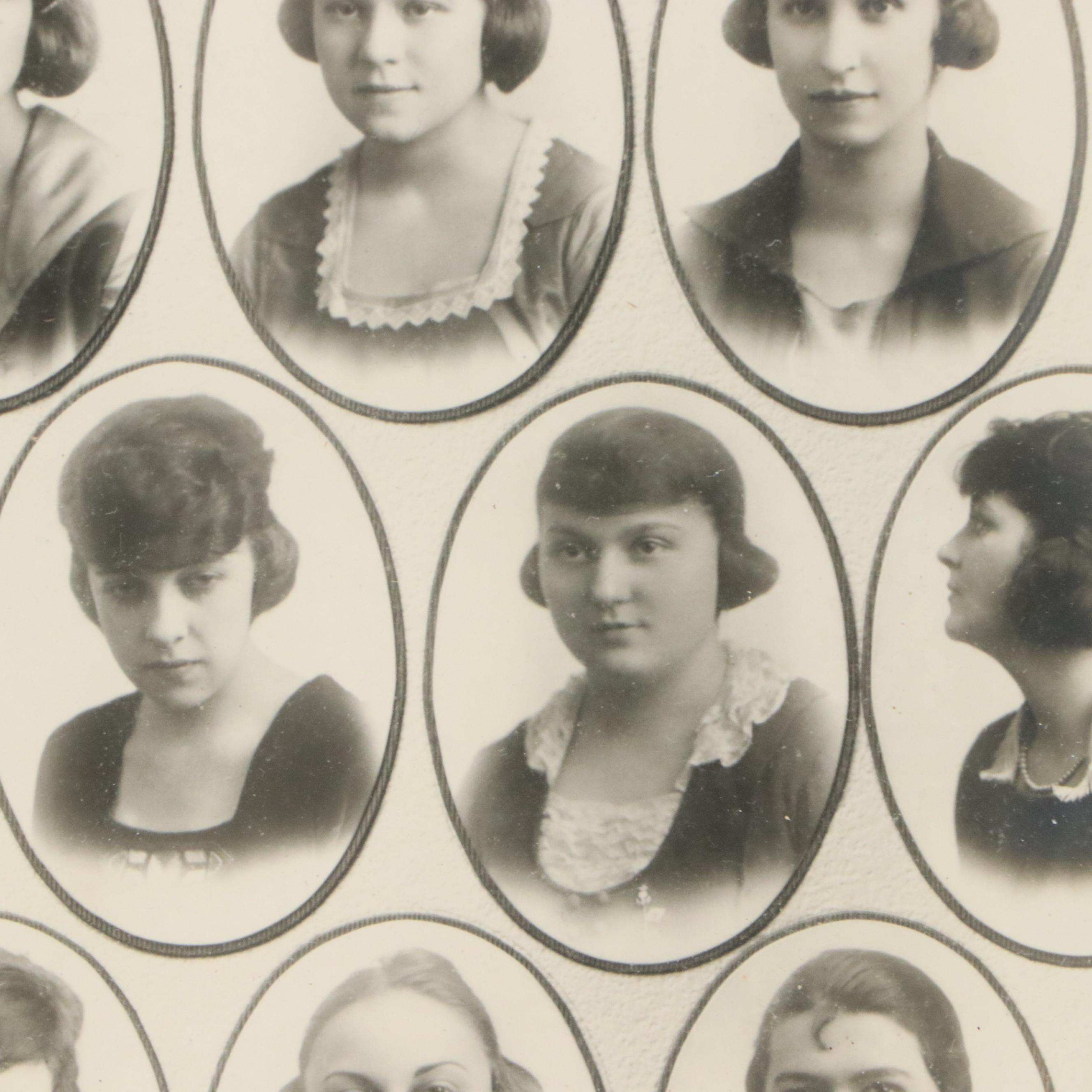 Digital Print After 1920 Portrait Roster for Tau Delta Eta Sorority