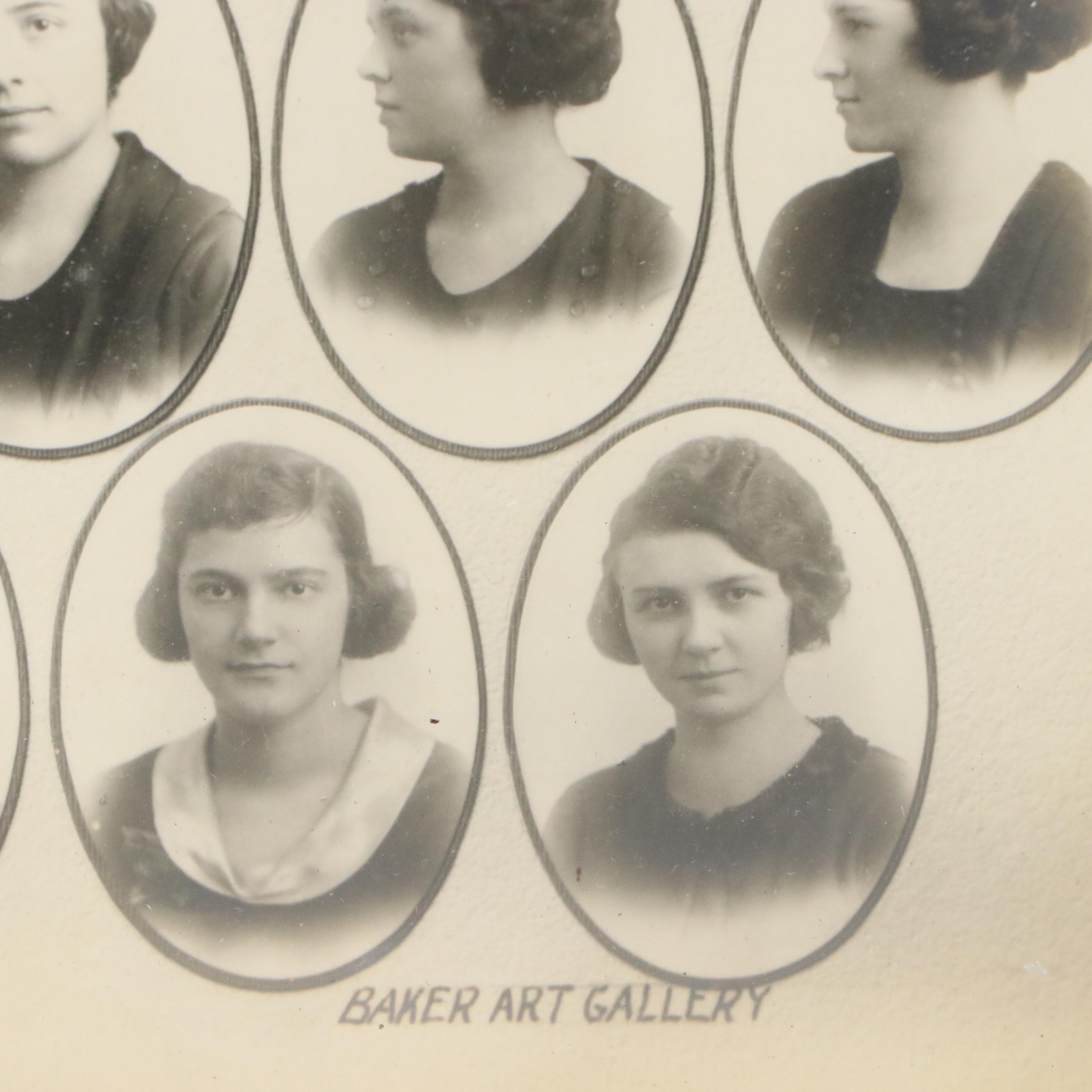 Digital Print After 1920 Portrait Roster for Tau Delta Eta Sorority