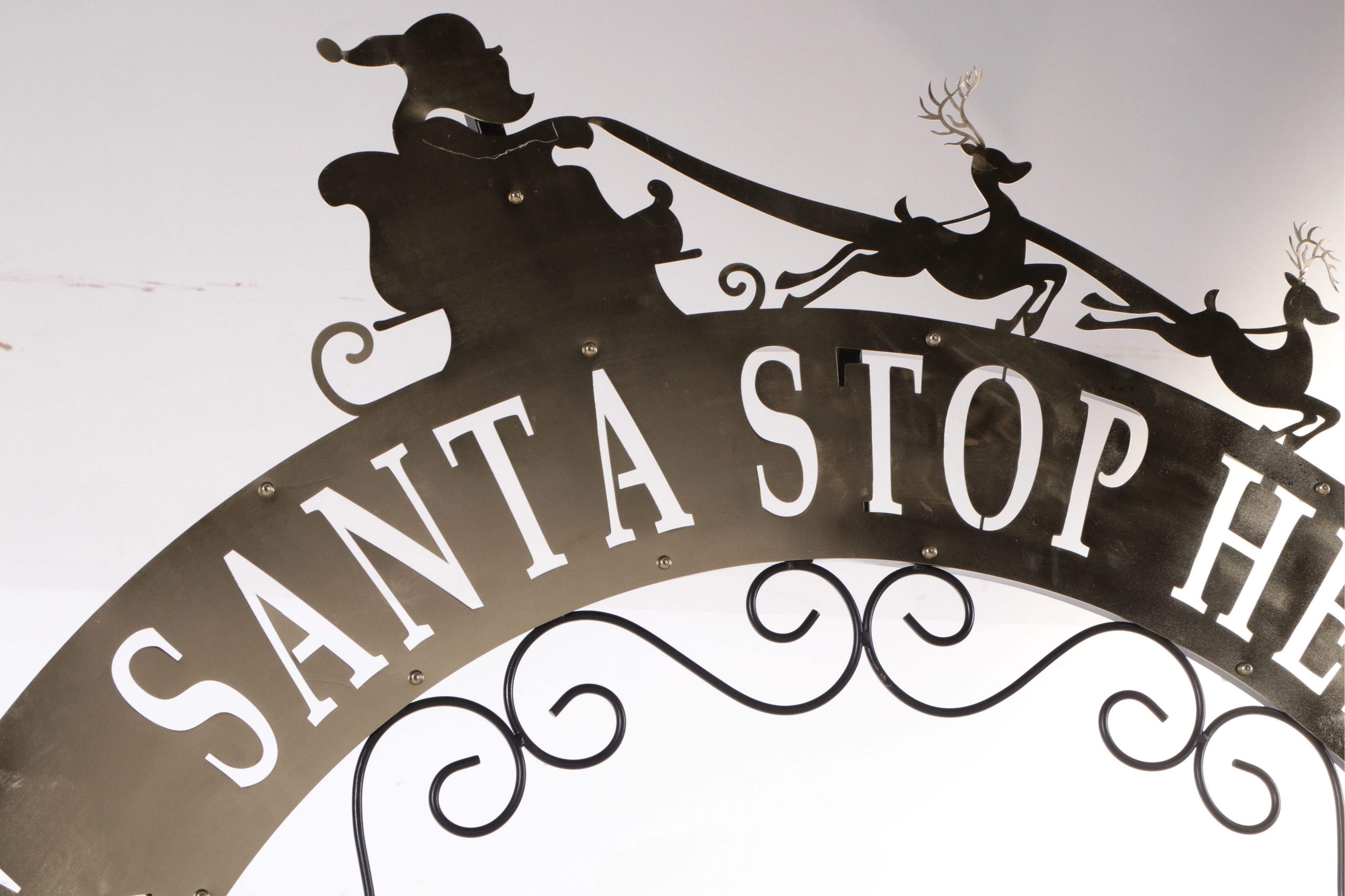 Metal Decorative Christmas Gate