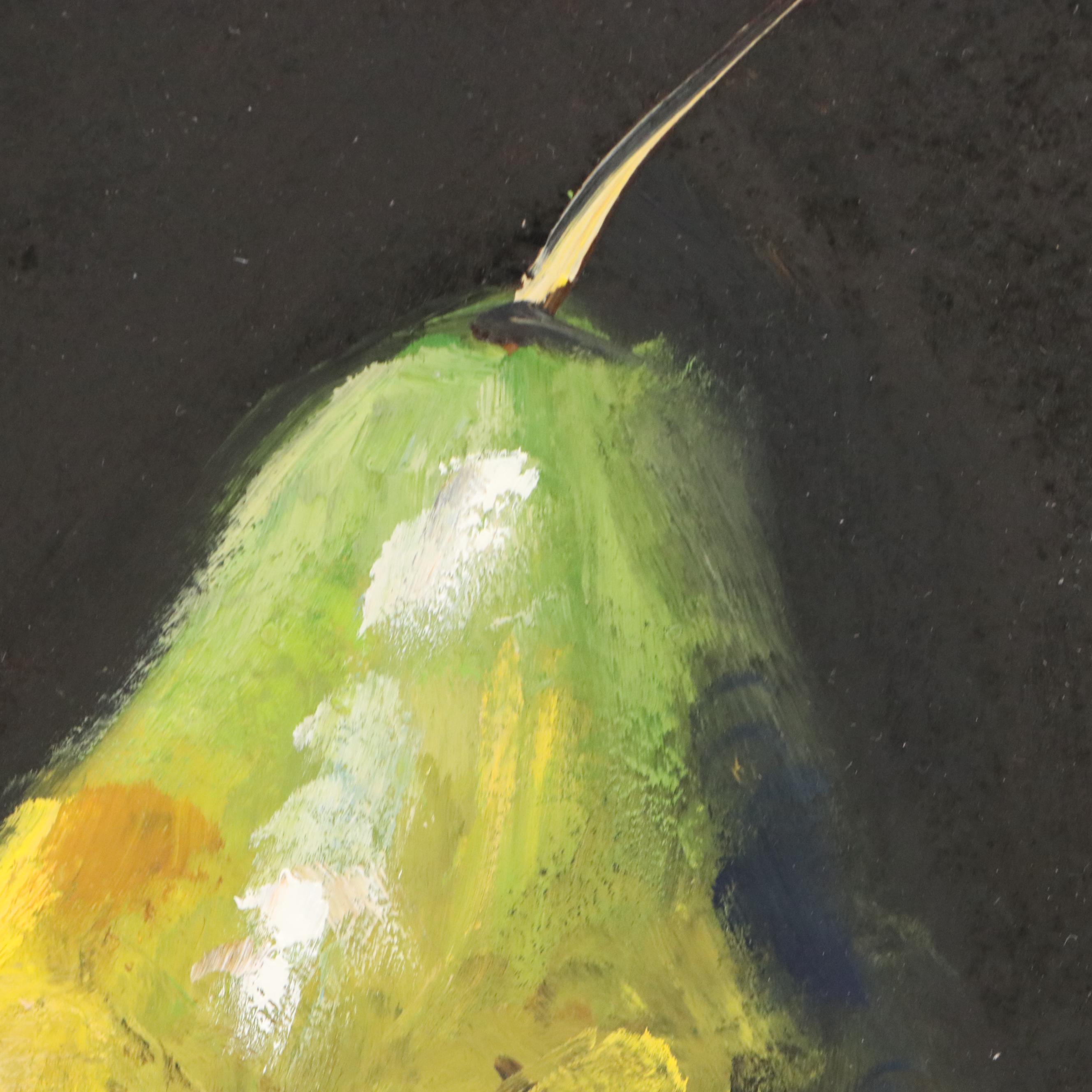 Natalia Demenko Still Life Oil Painting of Pears, 21st Century