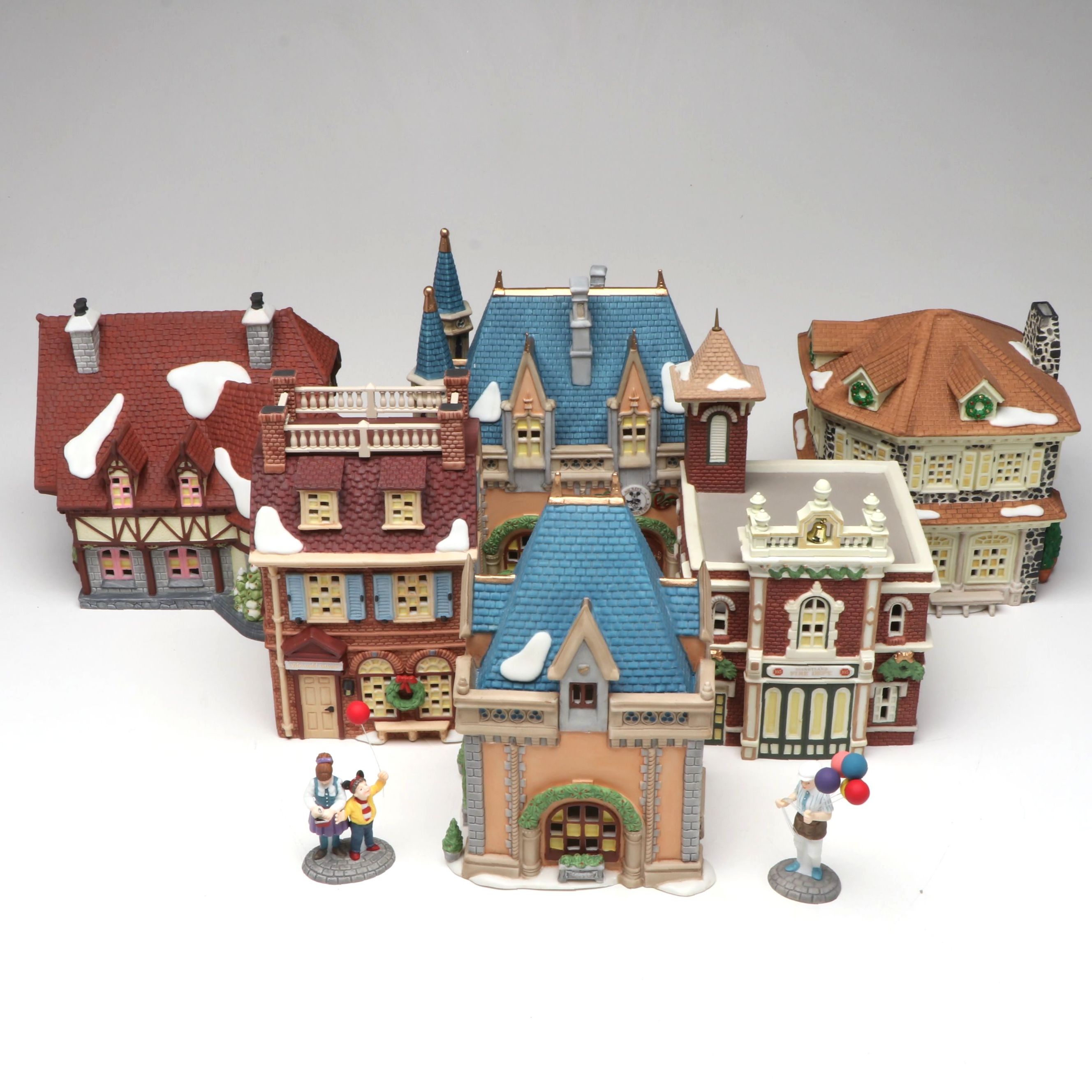 "Mickey's Christmas Carol" and More Disney Parks Village Series Sets