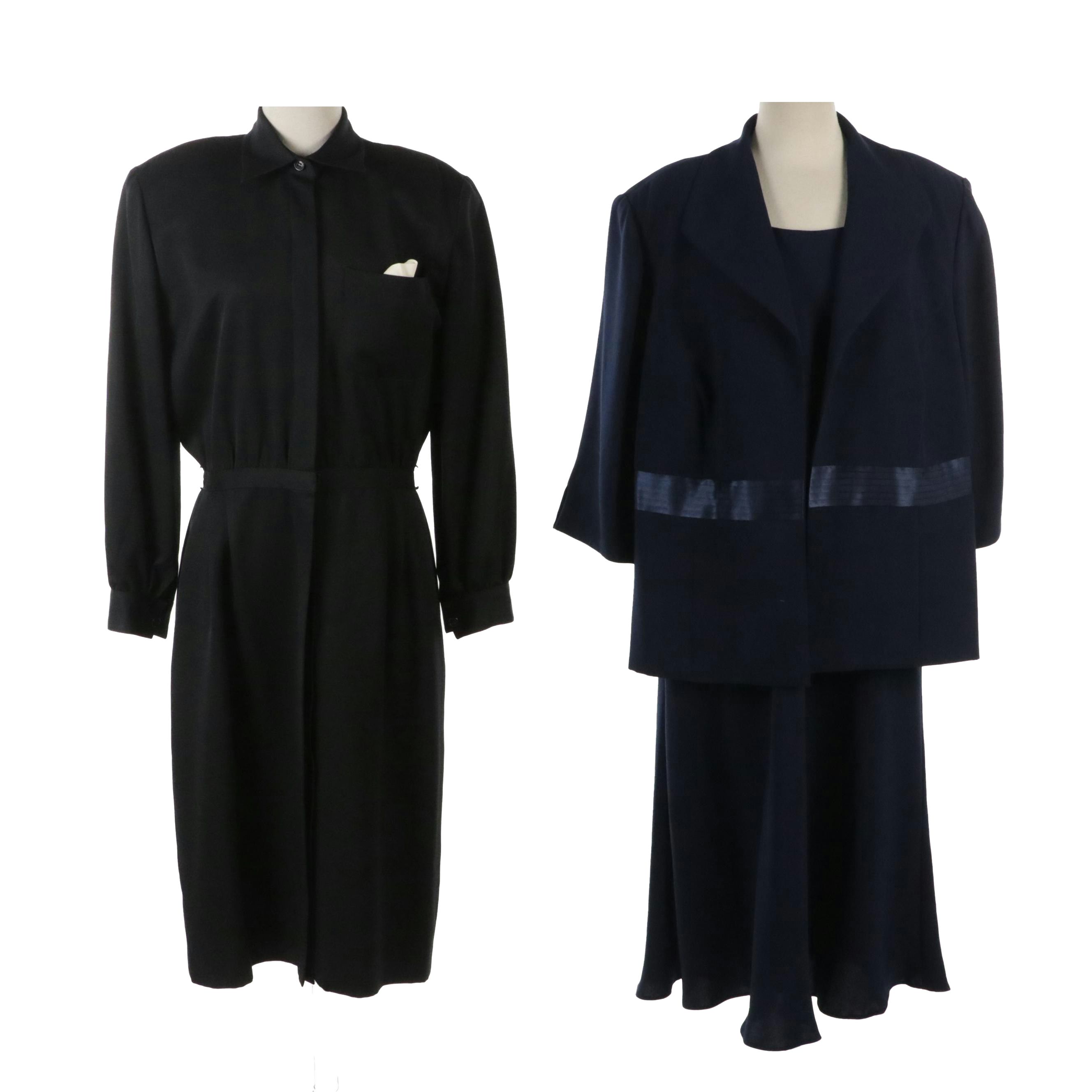 Jessica Howard Two-Piece Dress Set and Maryann Restivo Button-Front Dress